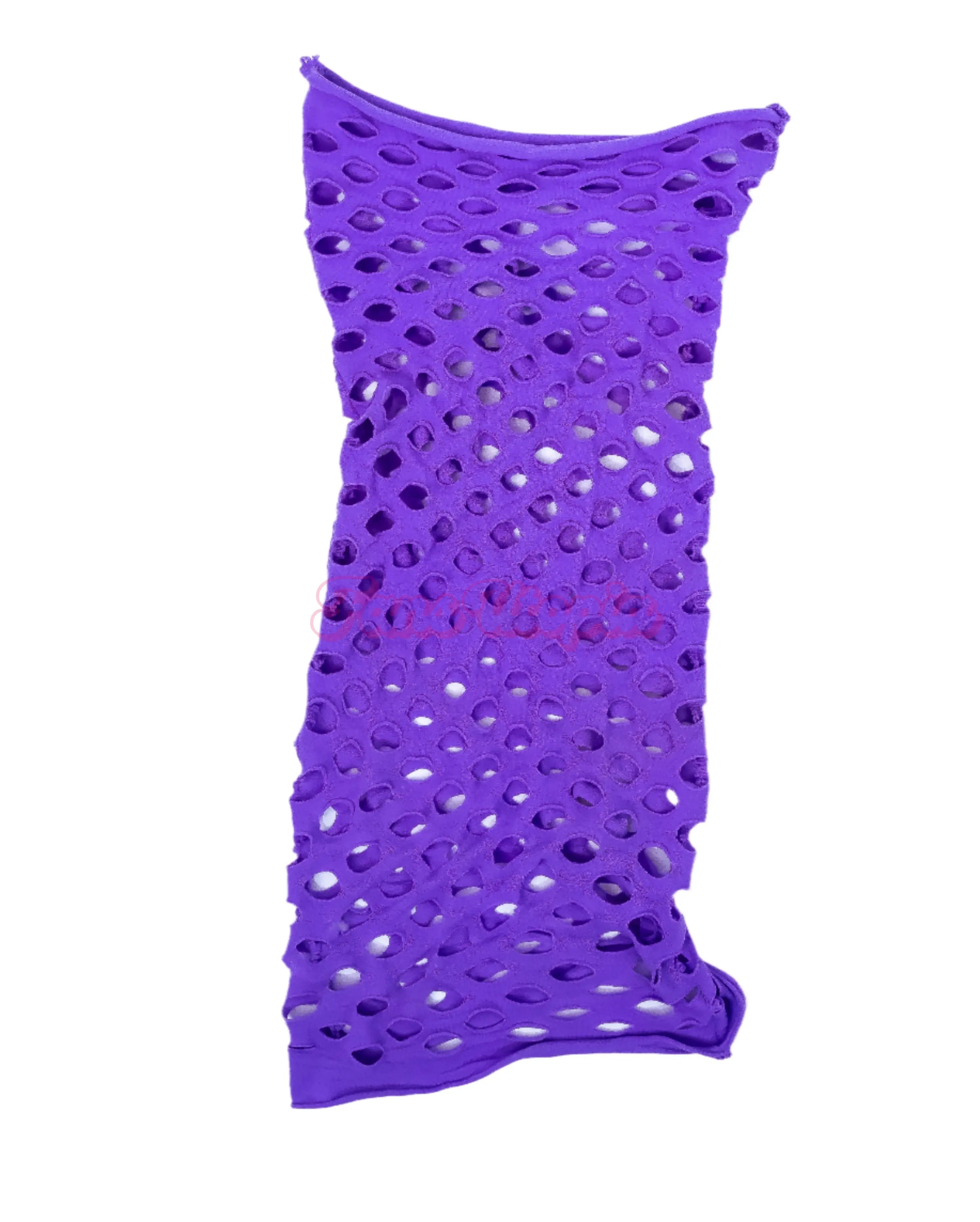 Kayley Gunner Purple Fishnet Dress Kayley Gunner