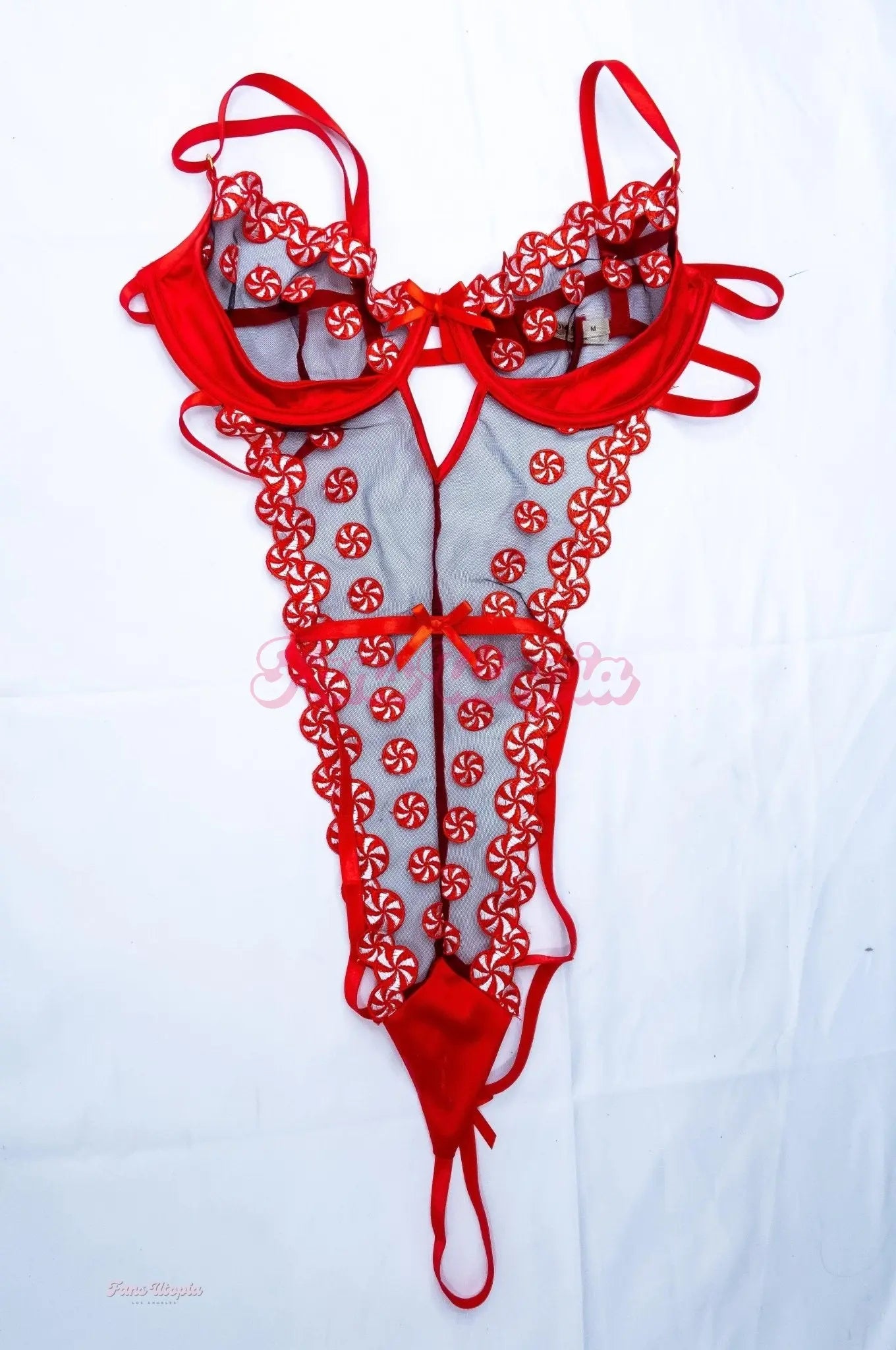 Kayley Gunner Red Pinwheel Bodysuit Kayley Gunner