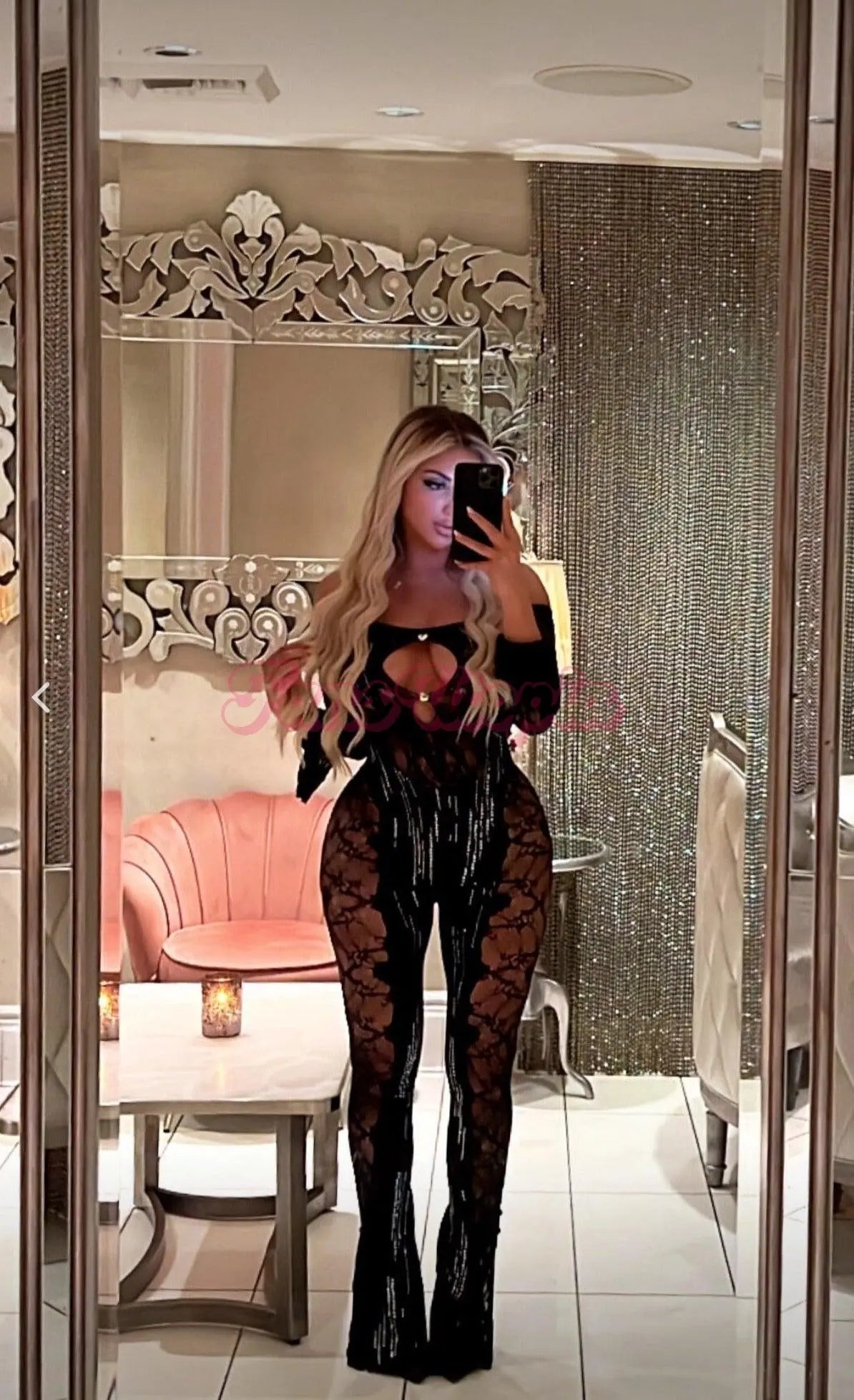 Kayley Gunner Studded Bell Bottom Jumpsuit + Signed Photos Kayley Gunner