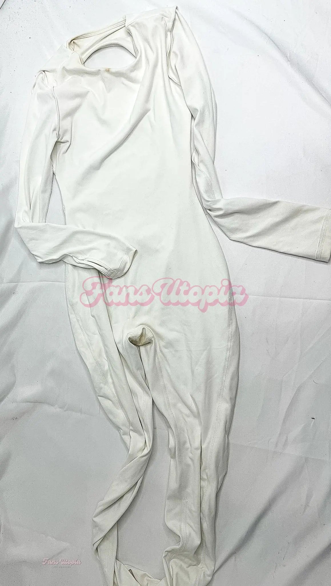 Kayley Gunner White Jumpsuit Kayley Gunner
