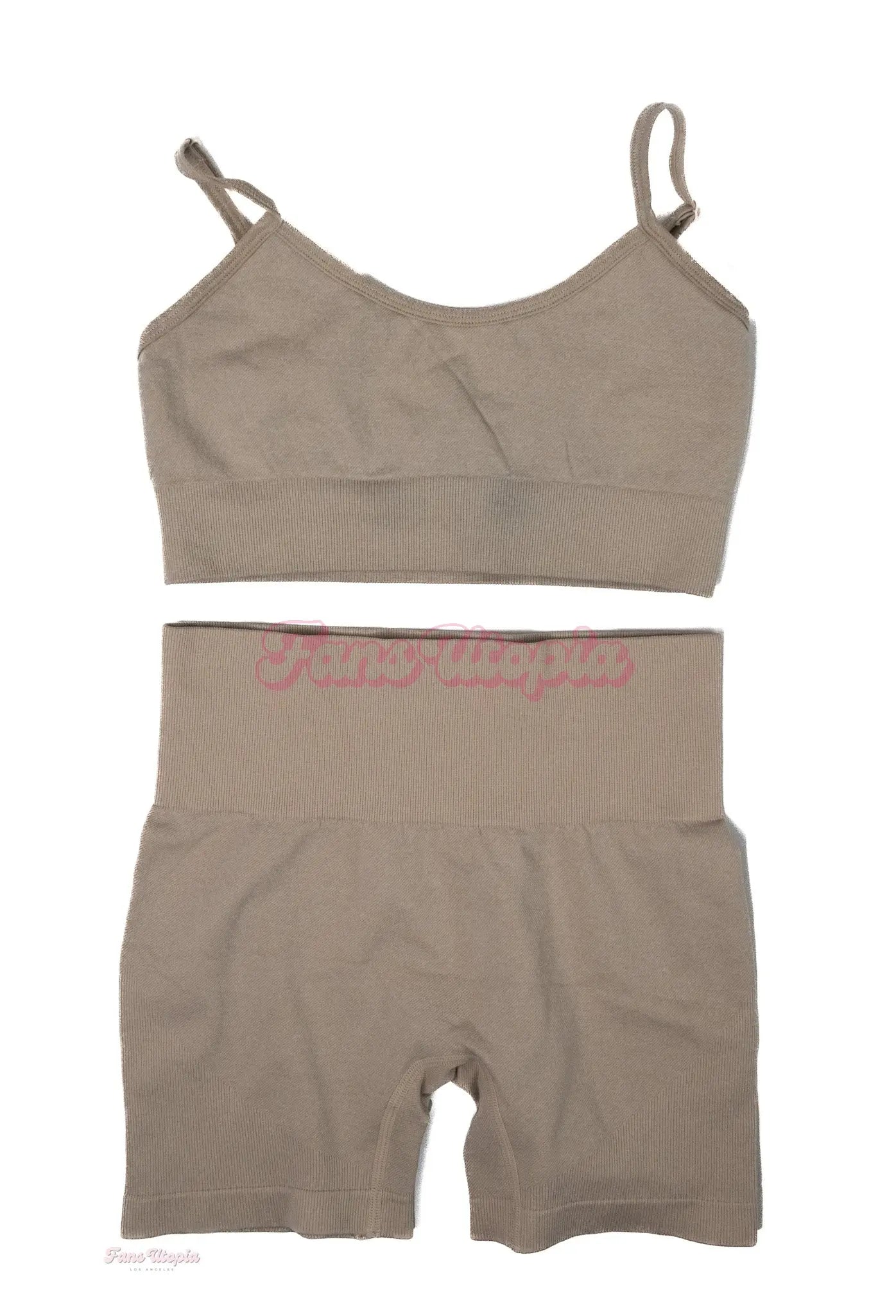 Kendra Spade Cream Workout Set Kendra Spade
