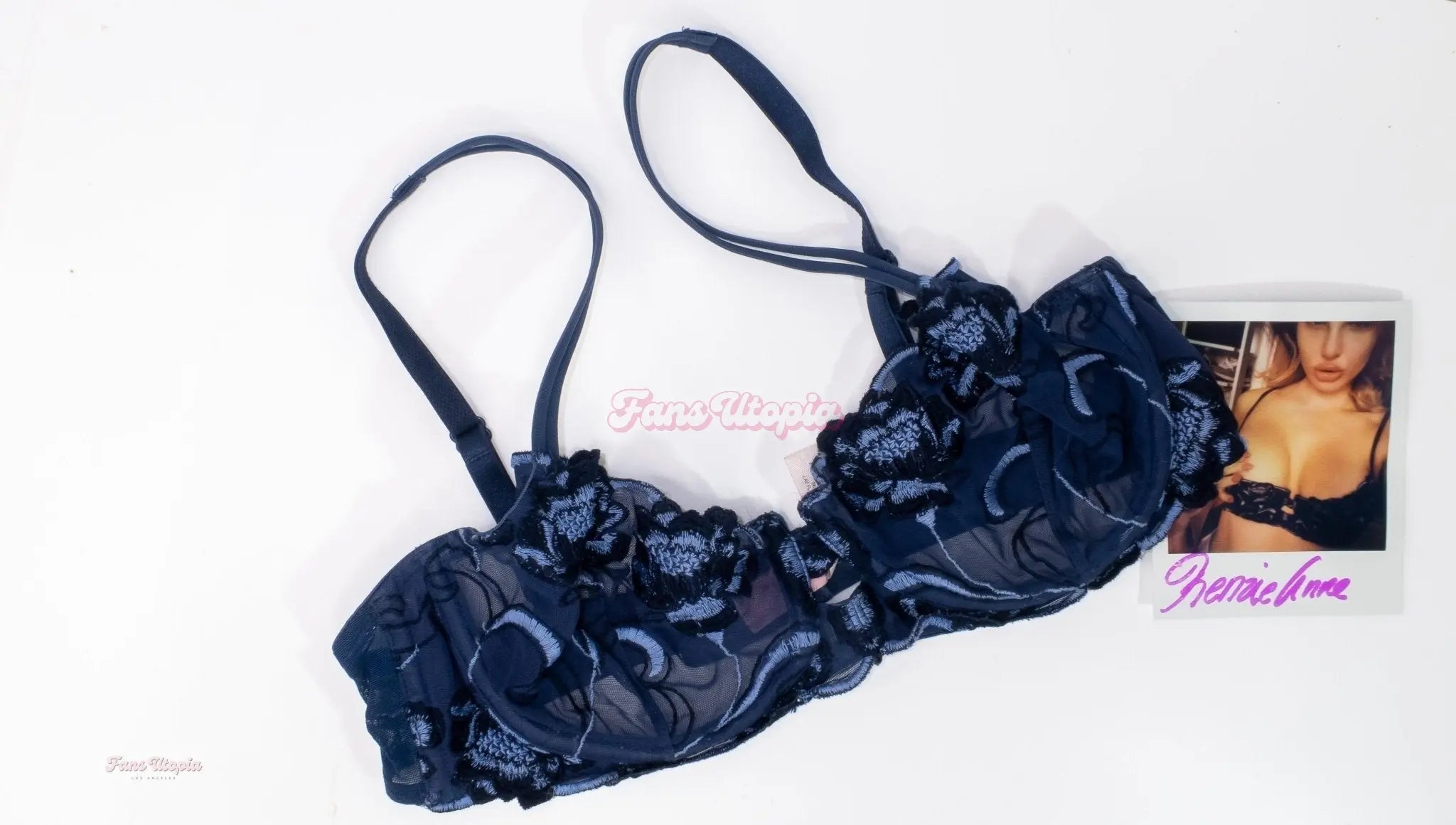 Kenzie Anne Blue Floral Bra Kenzie Anne