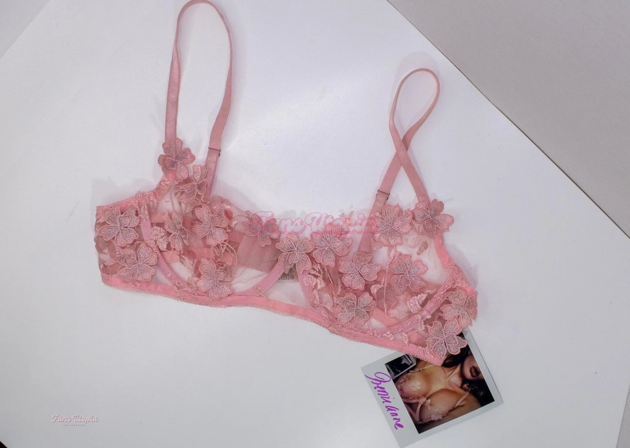 Kenzie Anne Pink Lace Bra Kenzie Anne