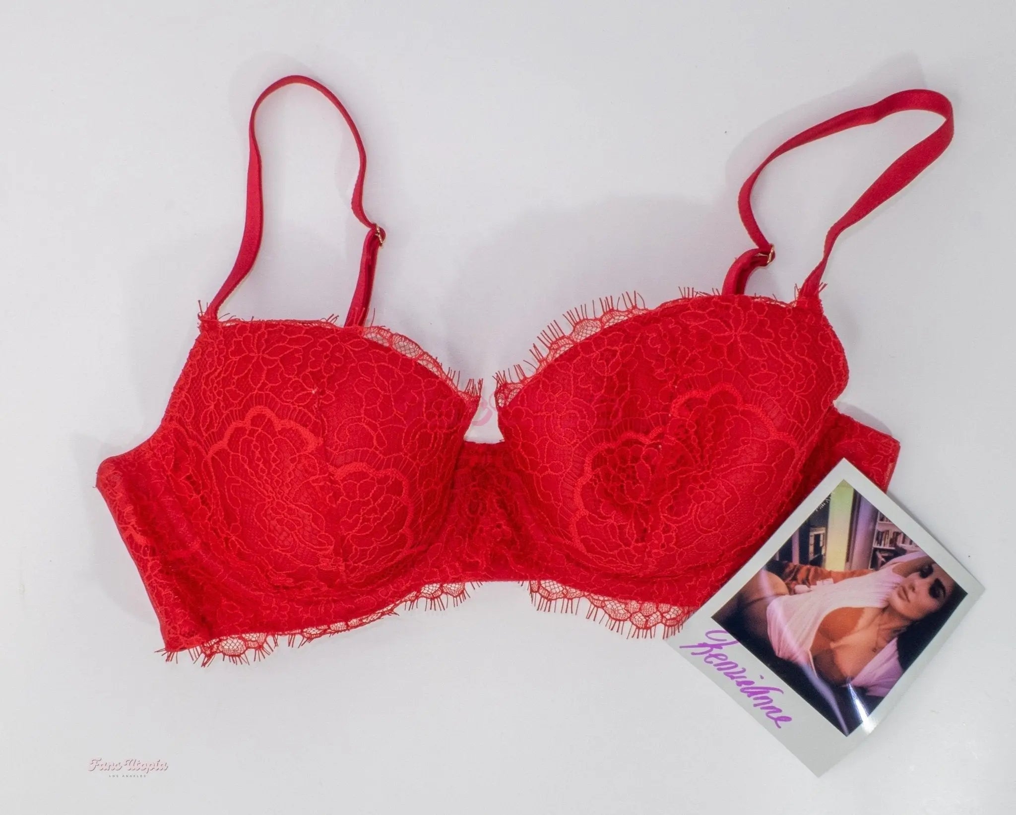Kenzie Anne Red Lace Bra Kenzie Anne