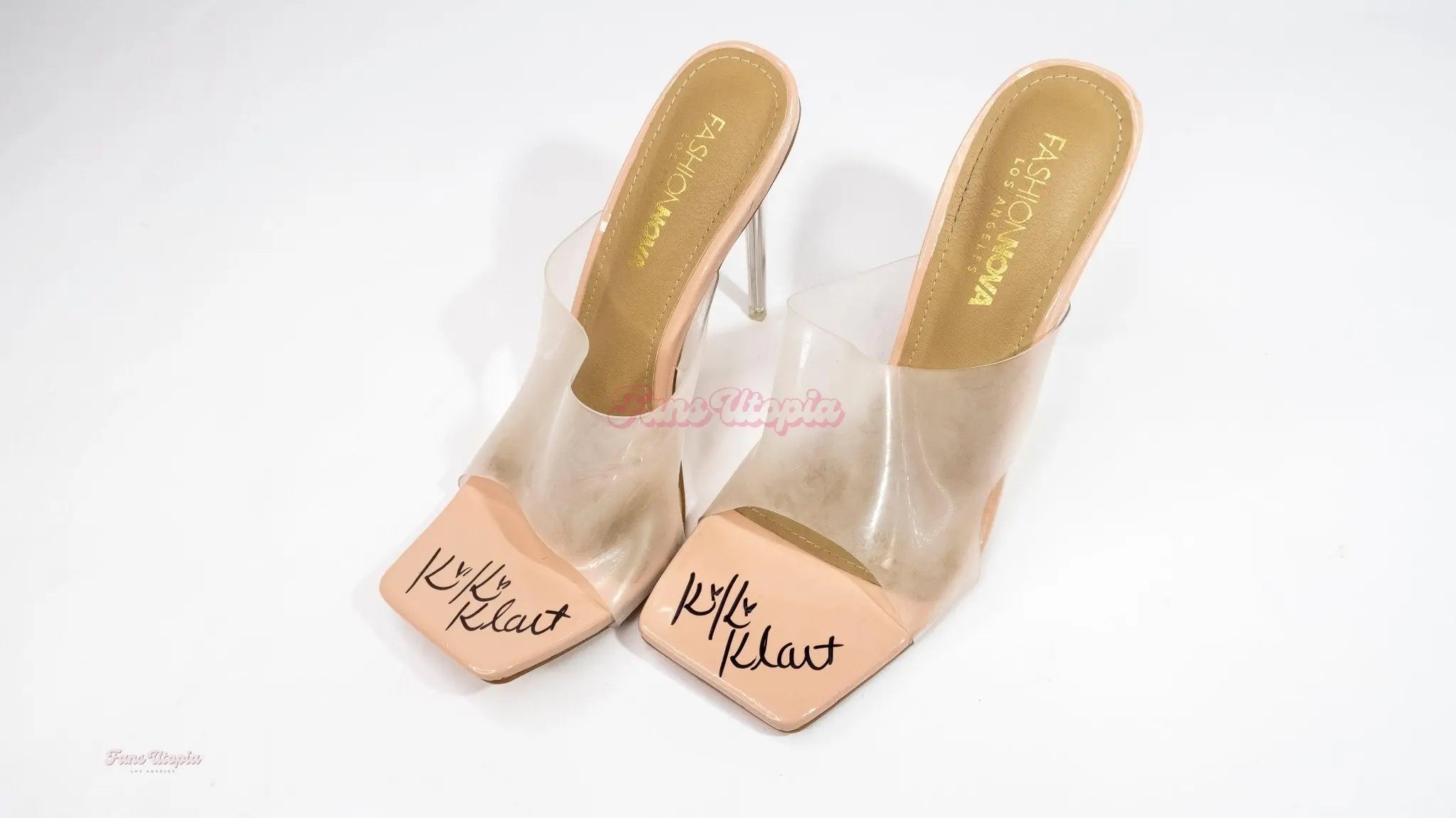 Kiki Klout Baby Pink Autographed Heels Kiki Klout