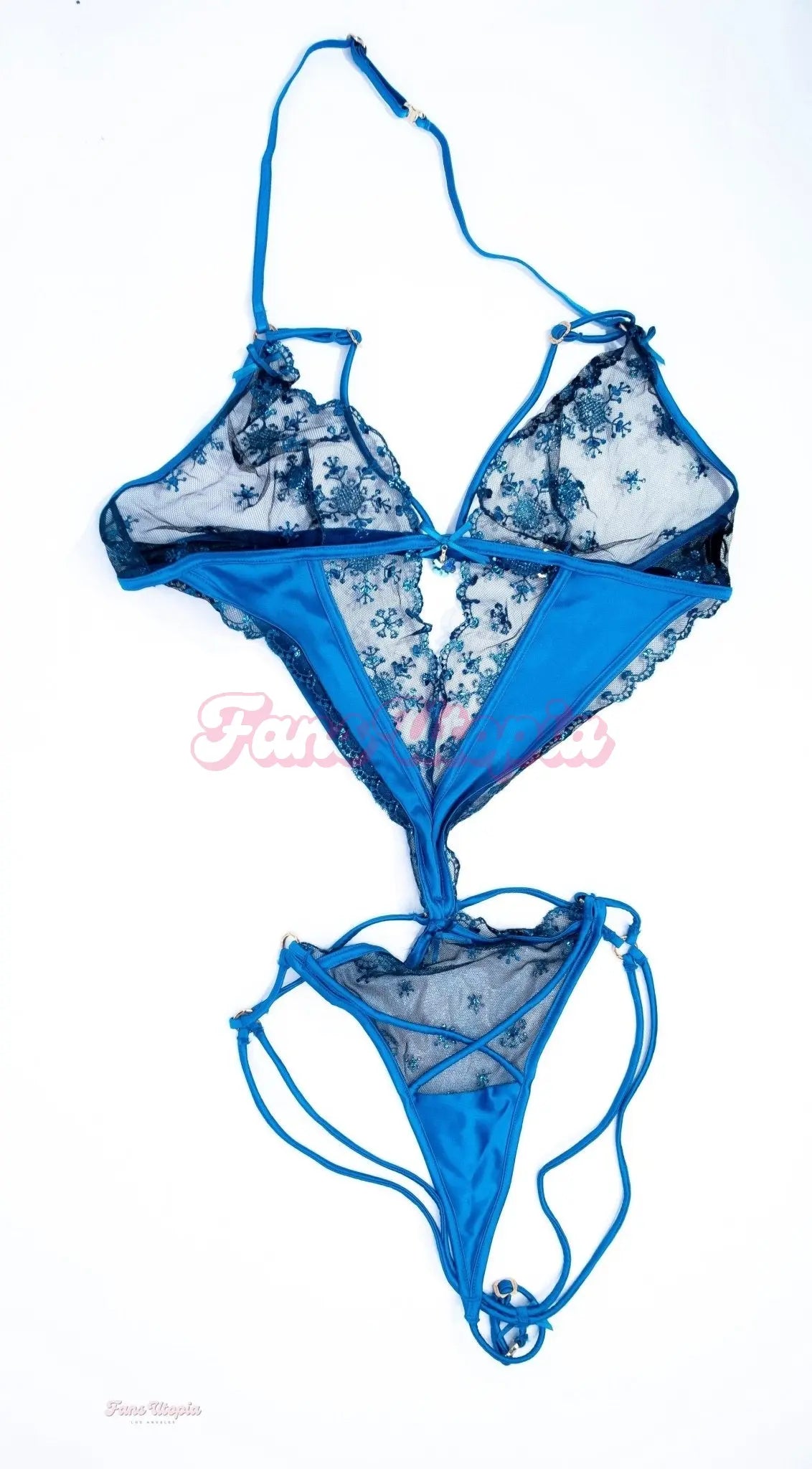 Kiki Klout HB Blue Black Lace Bodysuit Kiki Klout