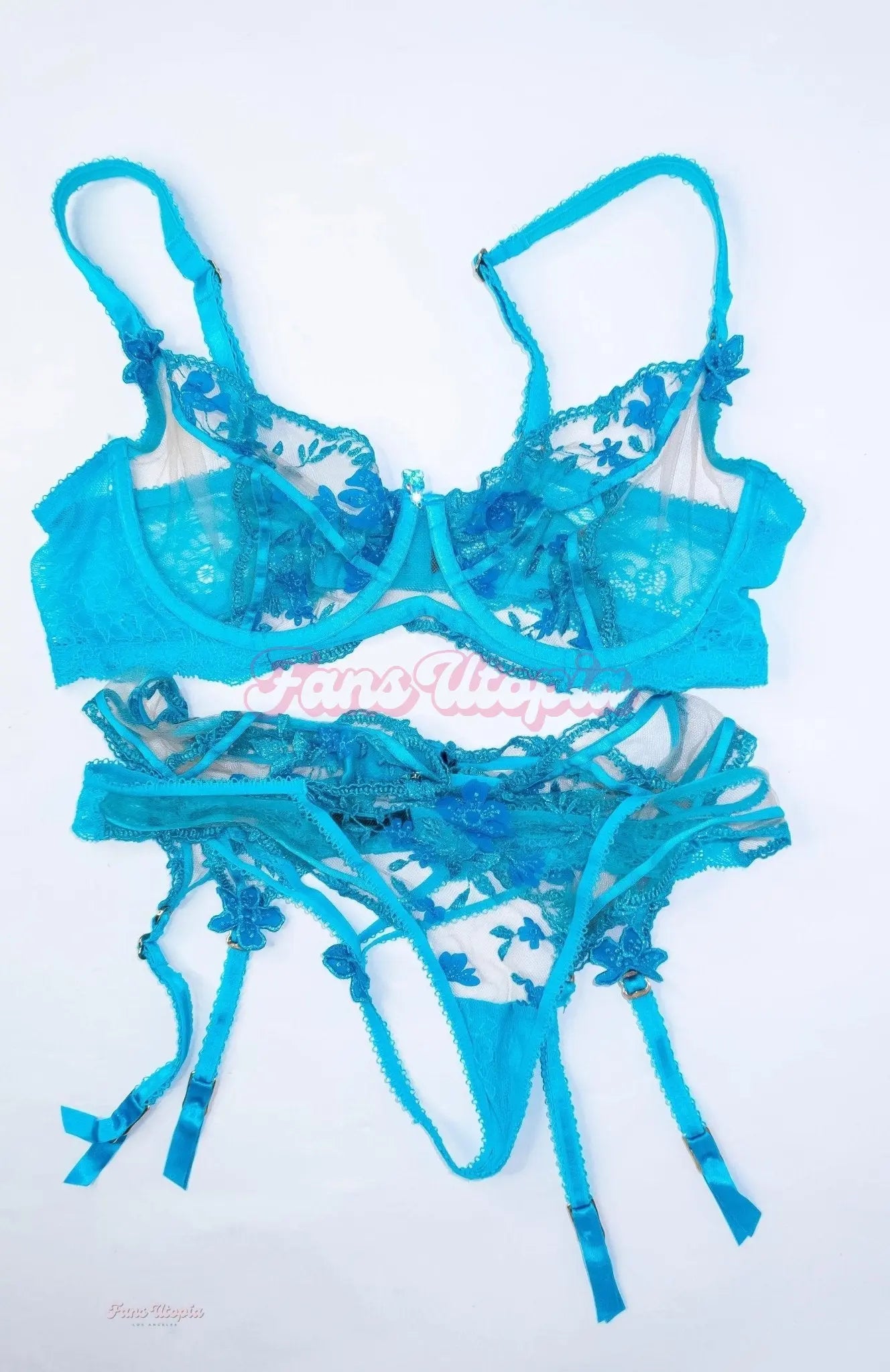 Kiki Klout HB Blue Lingerie Set Kiki Klout