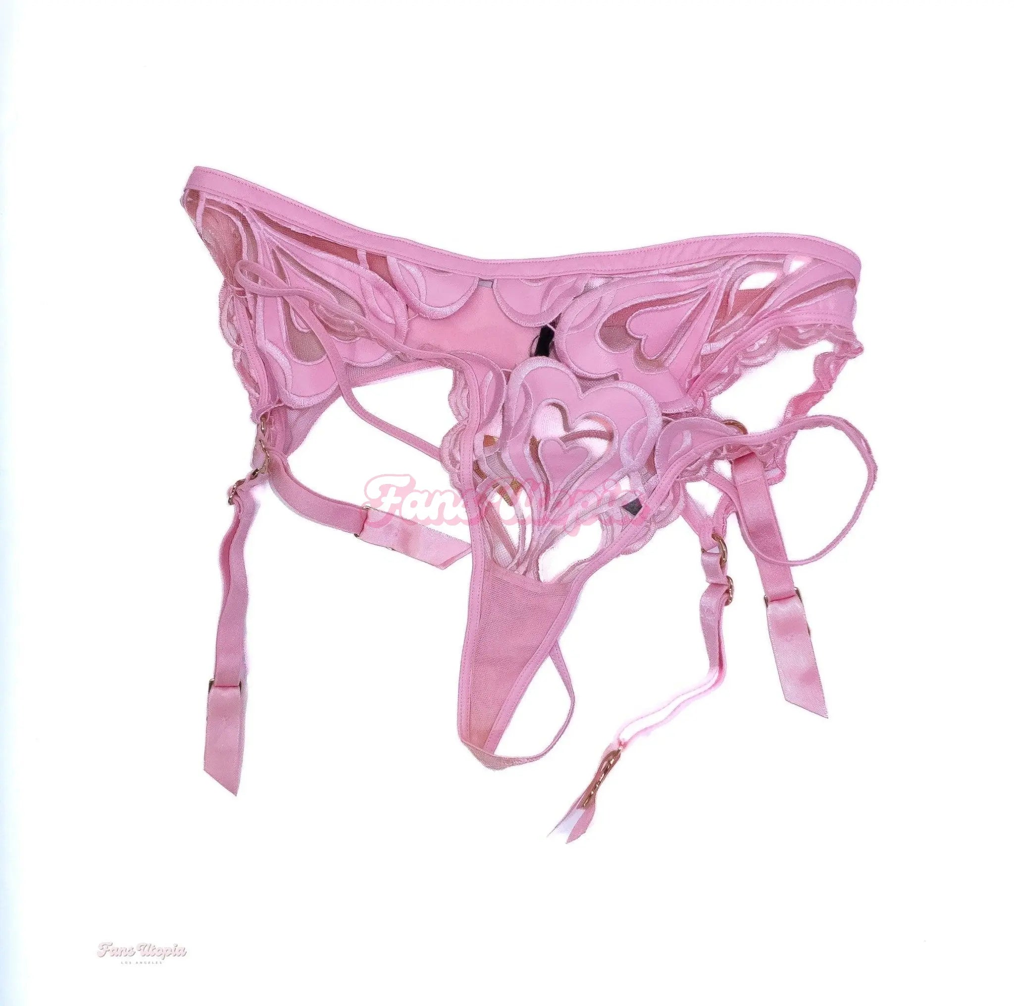 Kiki Klout HB Pink Garter Belt & Panties Kiki Klout