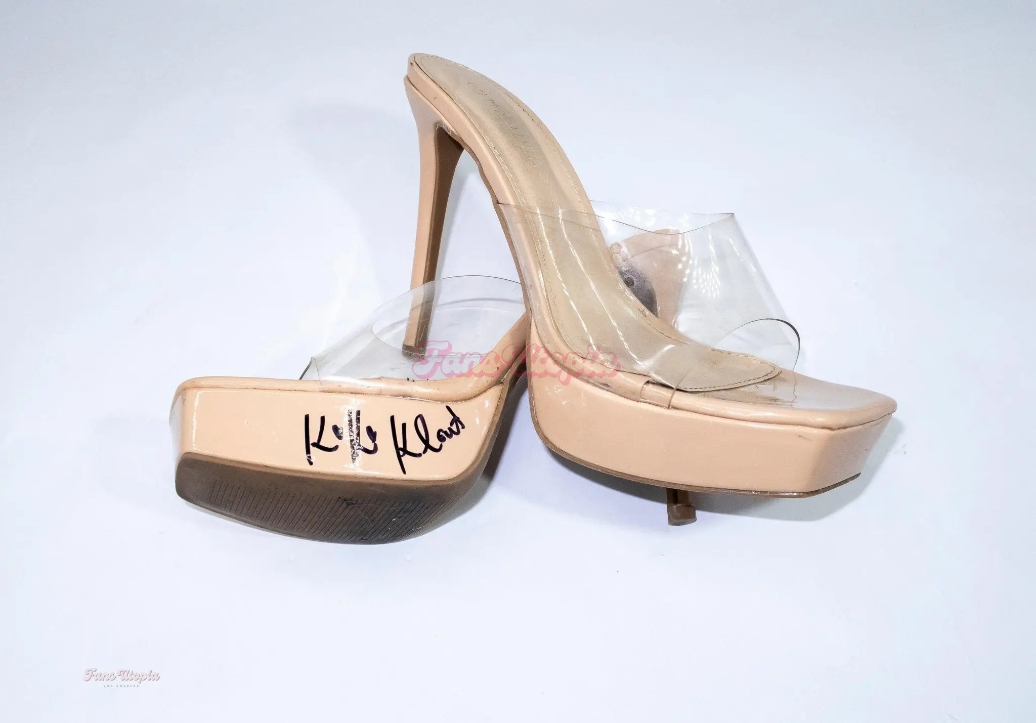Kiki Klout Nude Autographed Heels Kiki Klout