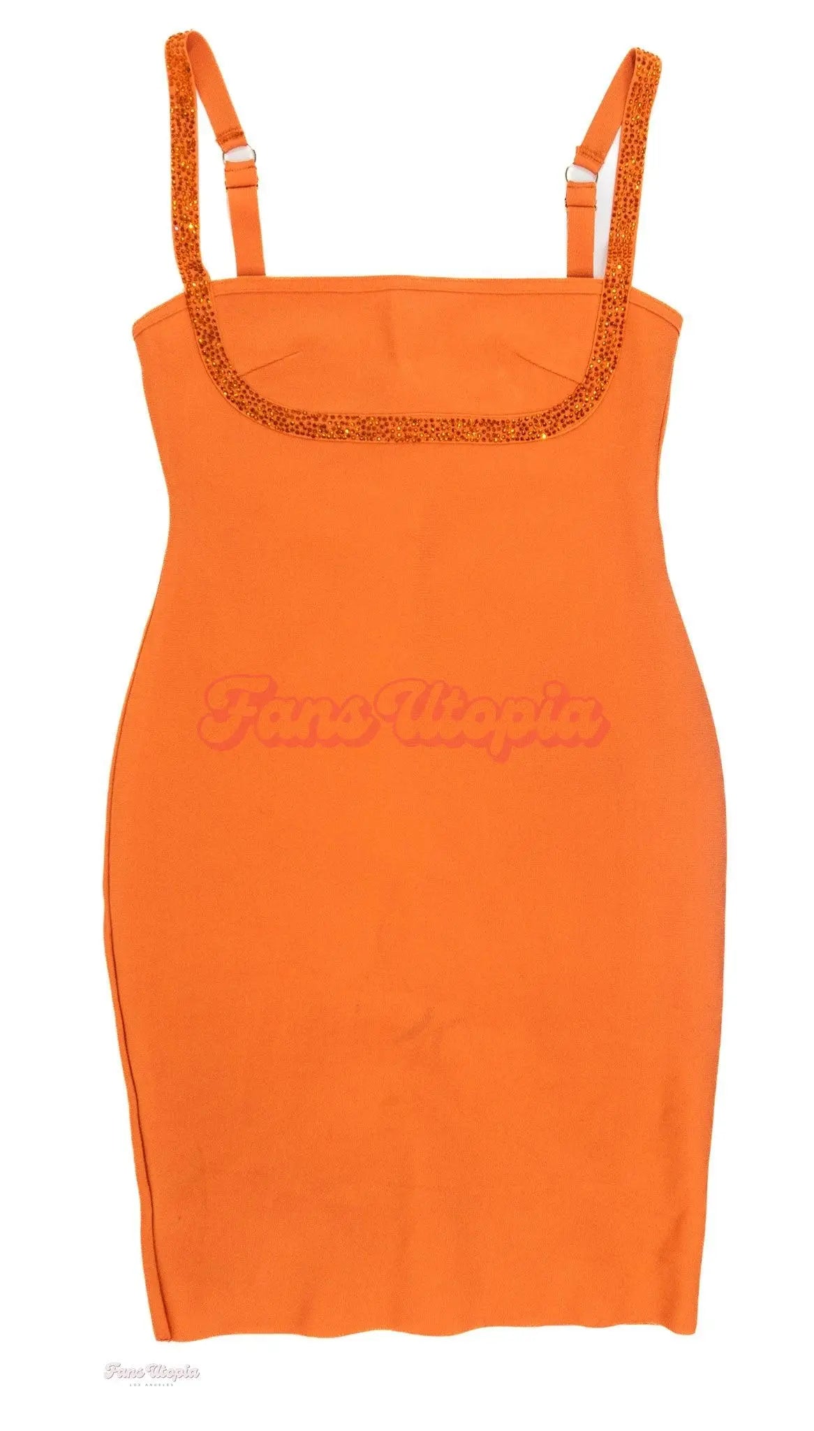 Lauren Phillips Orange Dress Lauren Phillips