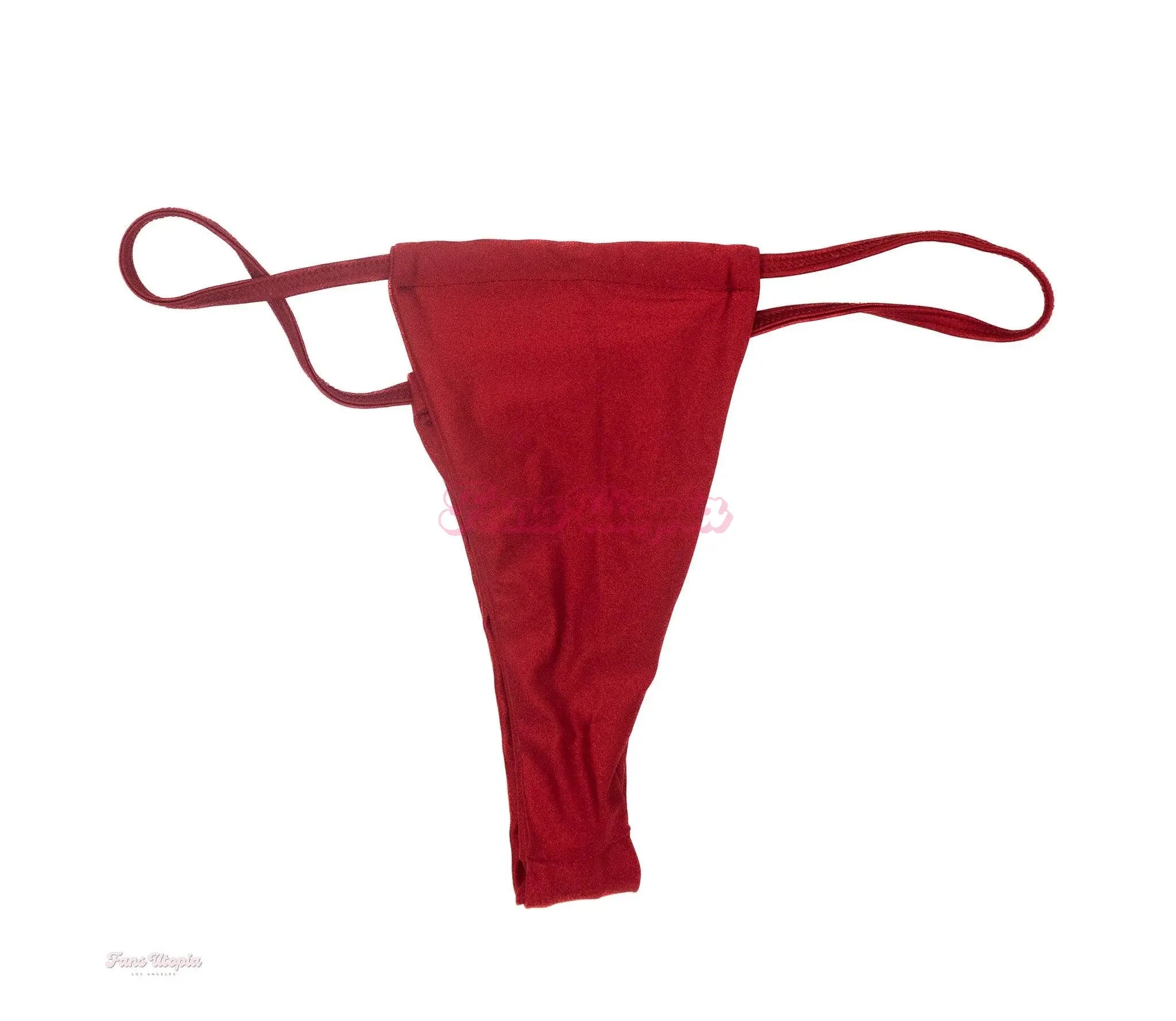 Lauren Phillips Red Suit Thong Bottoms Lauren Phillips