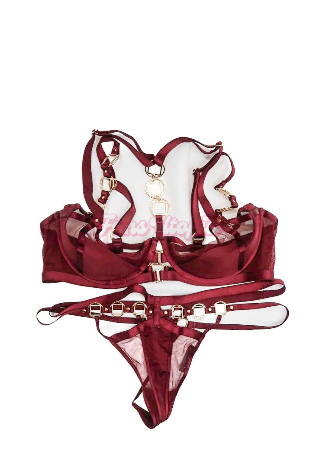 Lena the Plug HB Maroon Set Lena the Plug