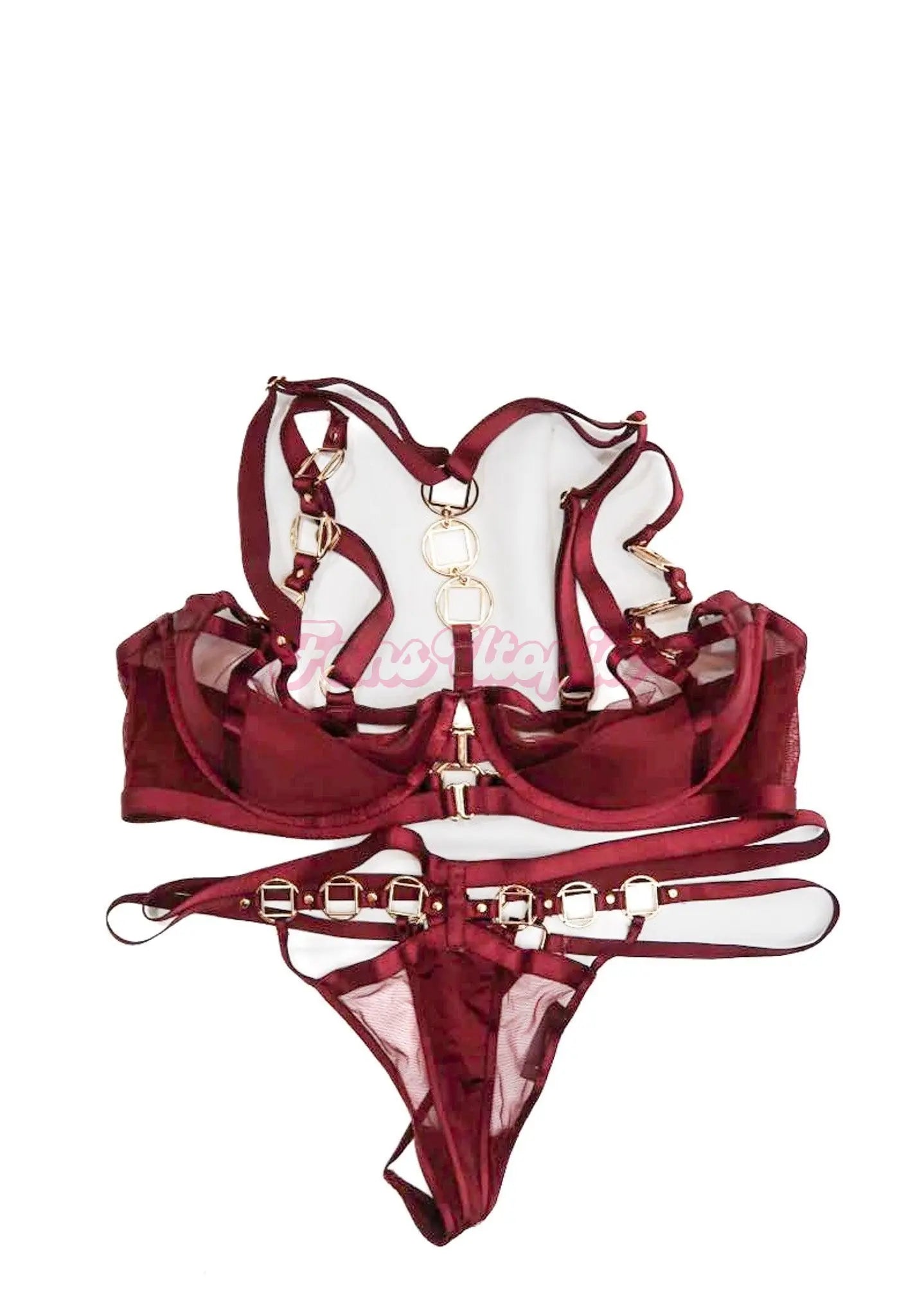 Lena the Plug HB Maroon Set Lena the Plug