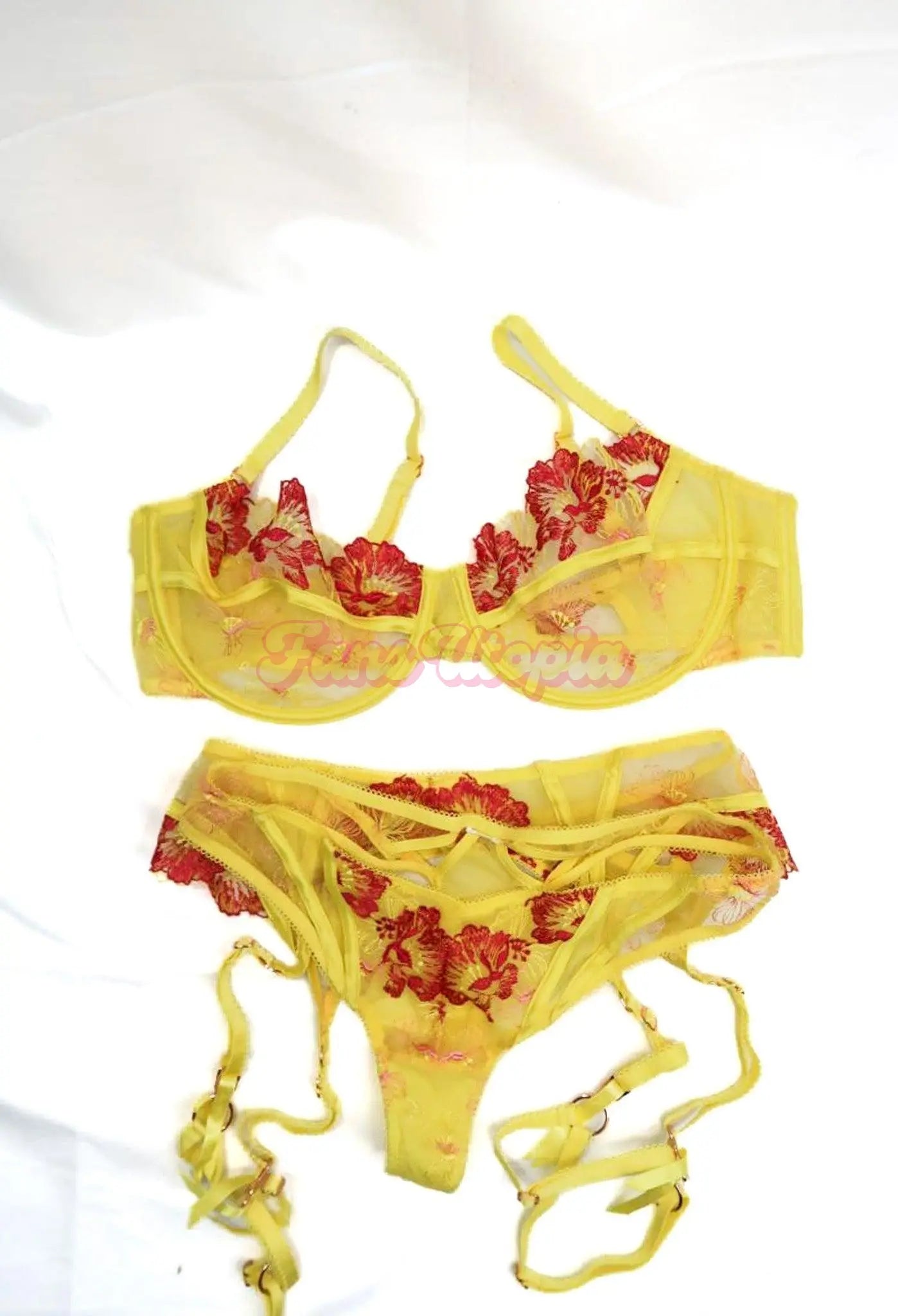 Lena the Plug Yellow Floral Set Lena the Plug