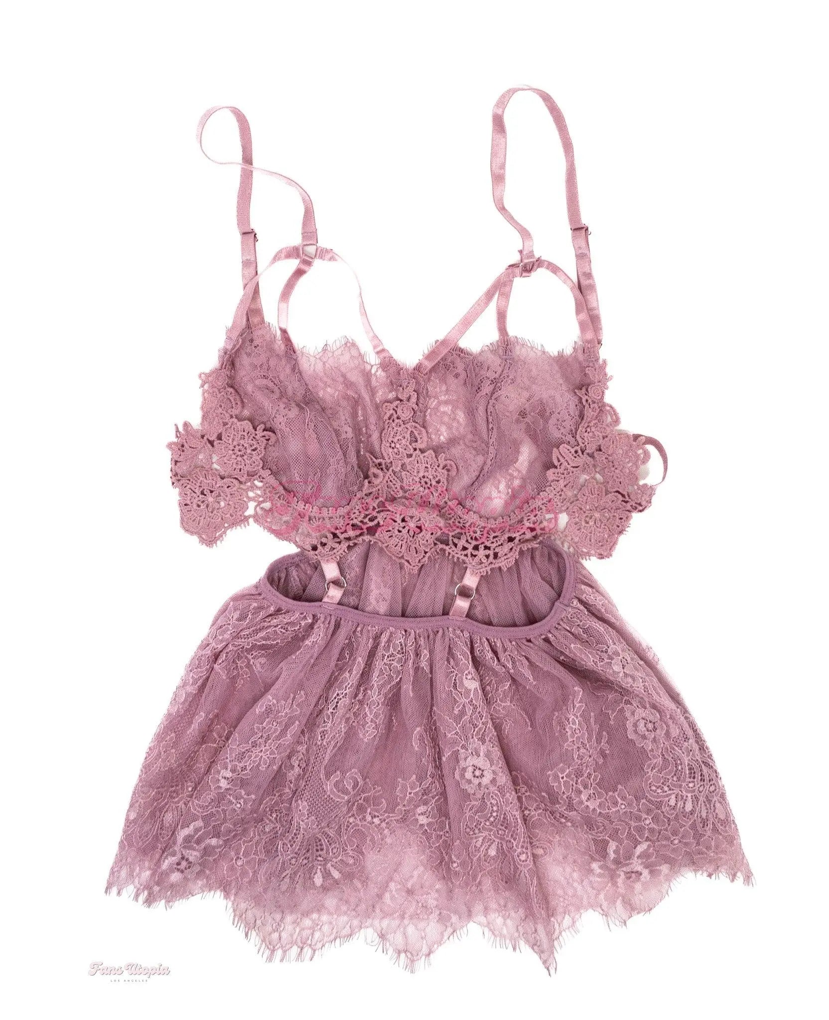 Lexi Lore Pastel Pink Lacey Teddy Lexi Lore