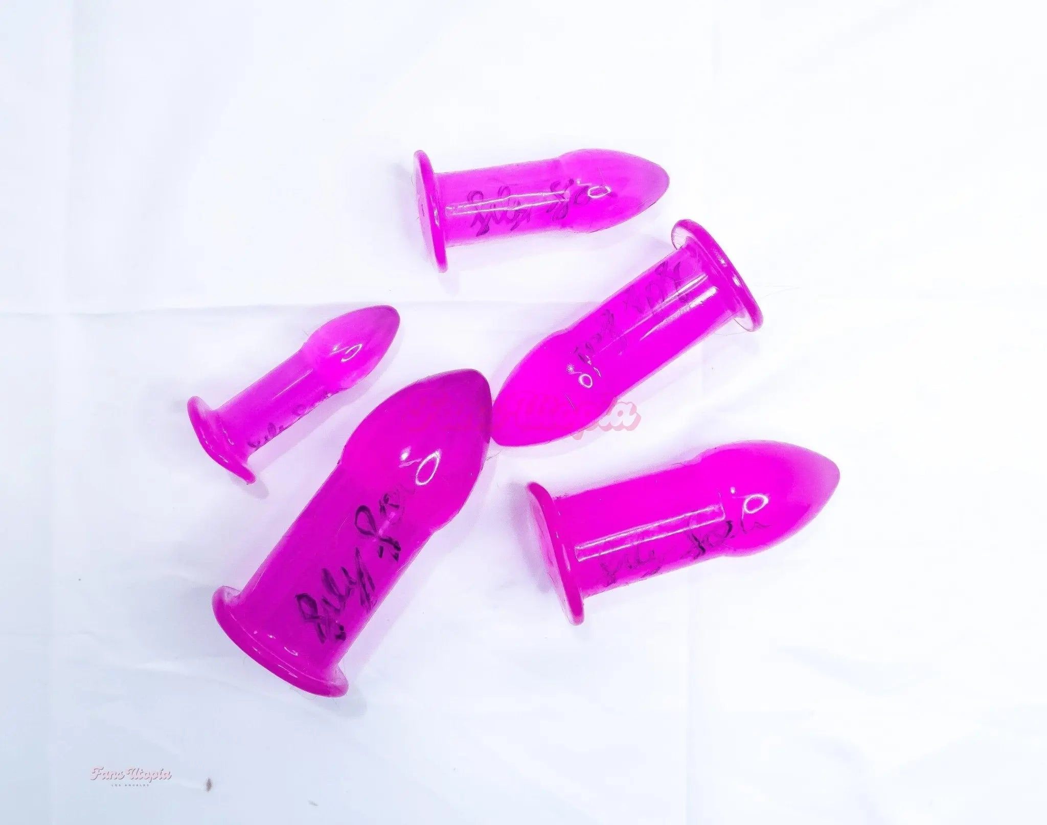 Lily Lou Autographed Pink A*nl Trainers + Signed Polaroid Lily Lou