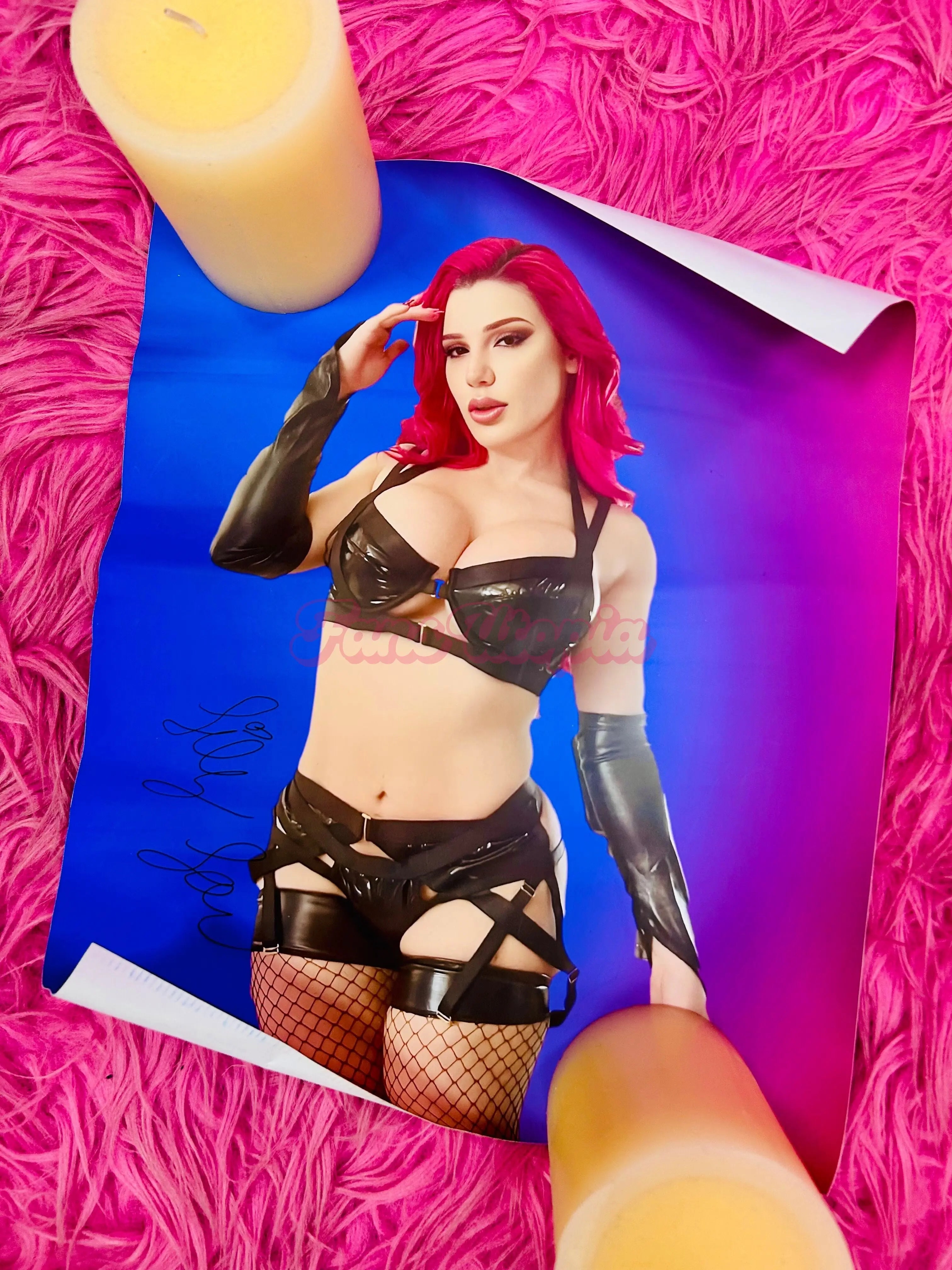 Lily Lou Autographed Poster Product vendor