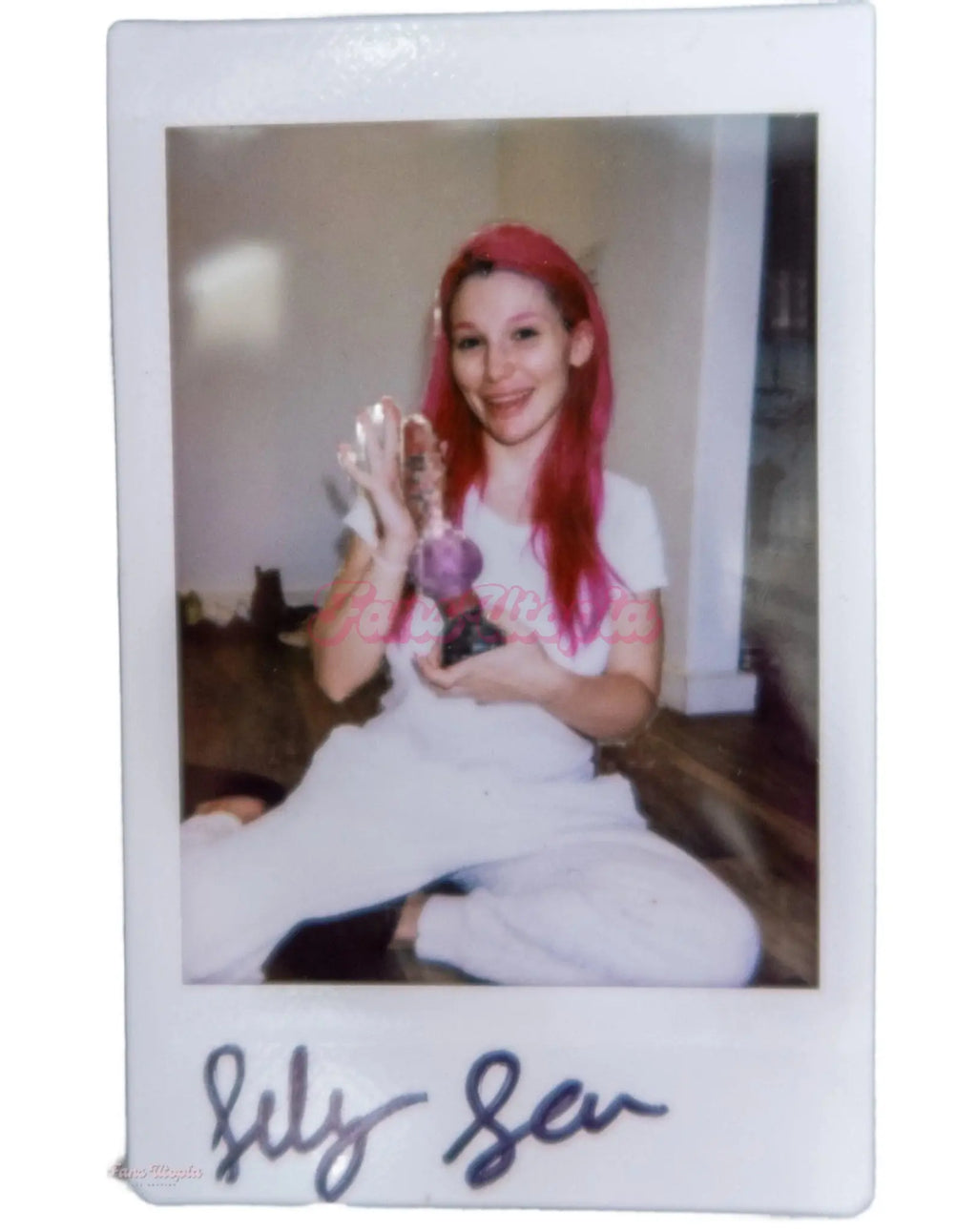 Lily Lou Large Authographed Toy + Signed Polaroid Lily Lou