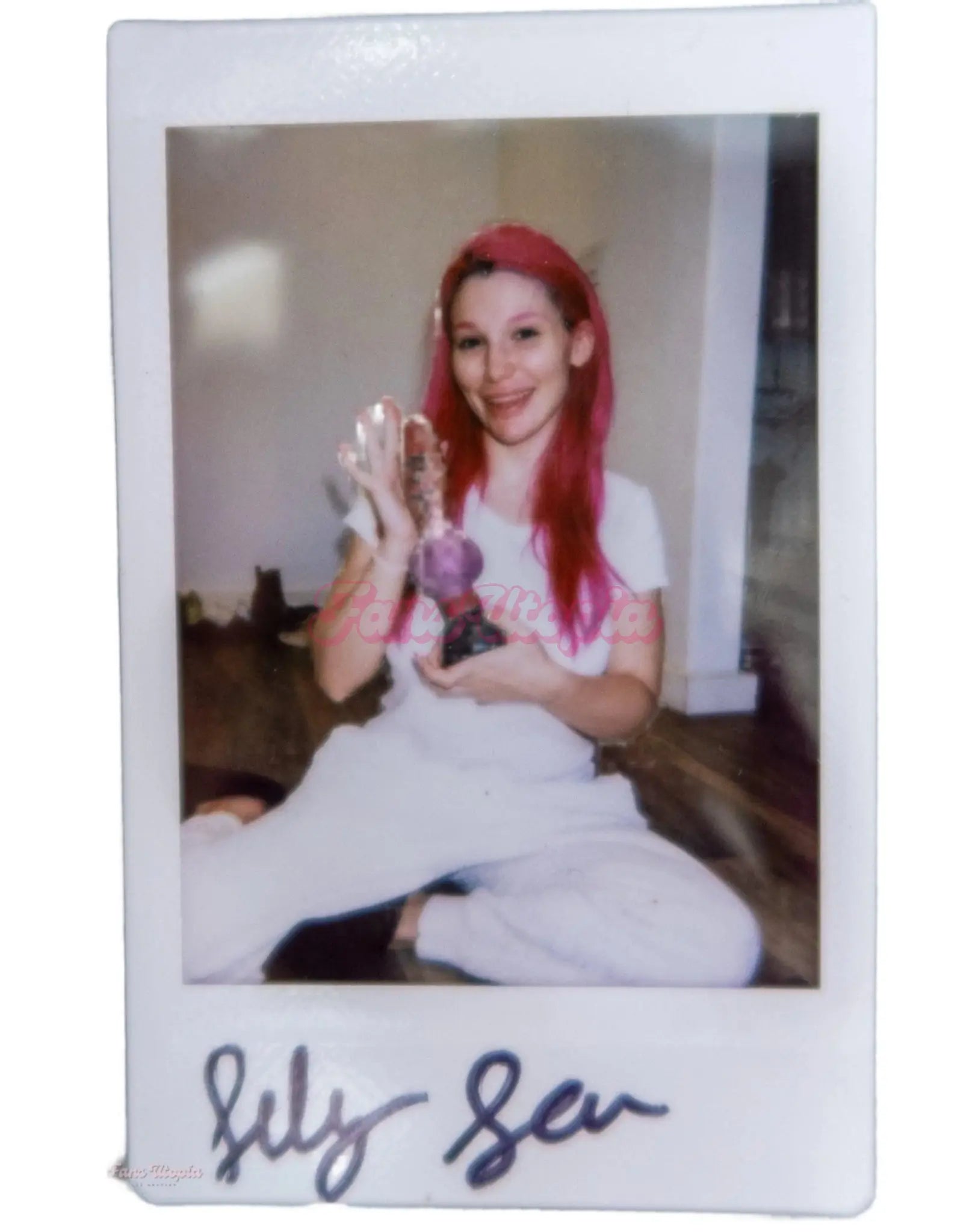 Lily Lou Large Authographed Toy + Signed Polaroid Lily Lou
