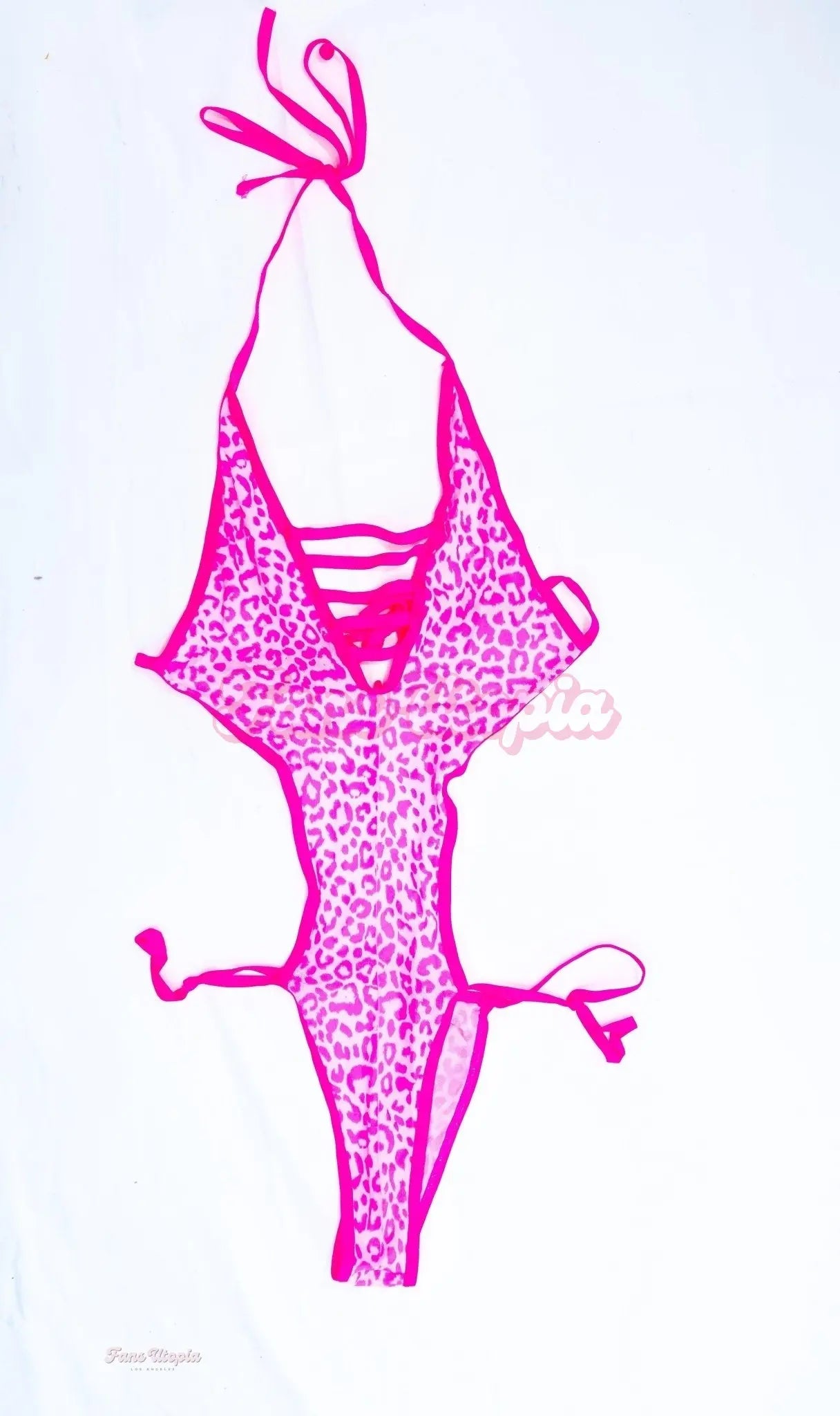 Lily Lou Pink Leopard Print Bodysuit Lily Lou