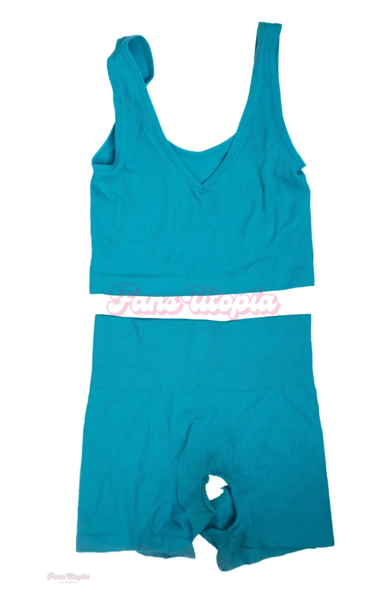 Lily Lou Ripped Blue Workout Set Lily Lou