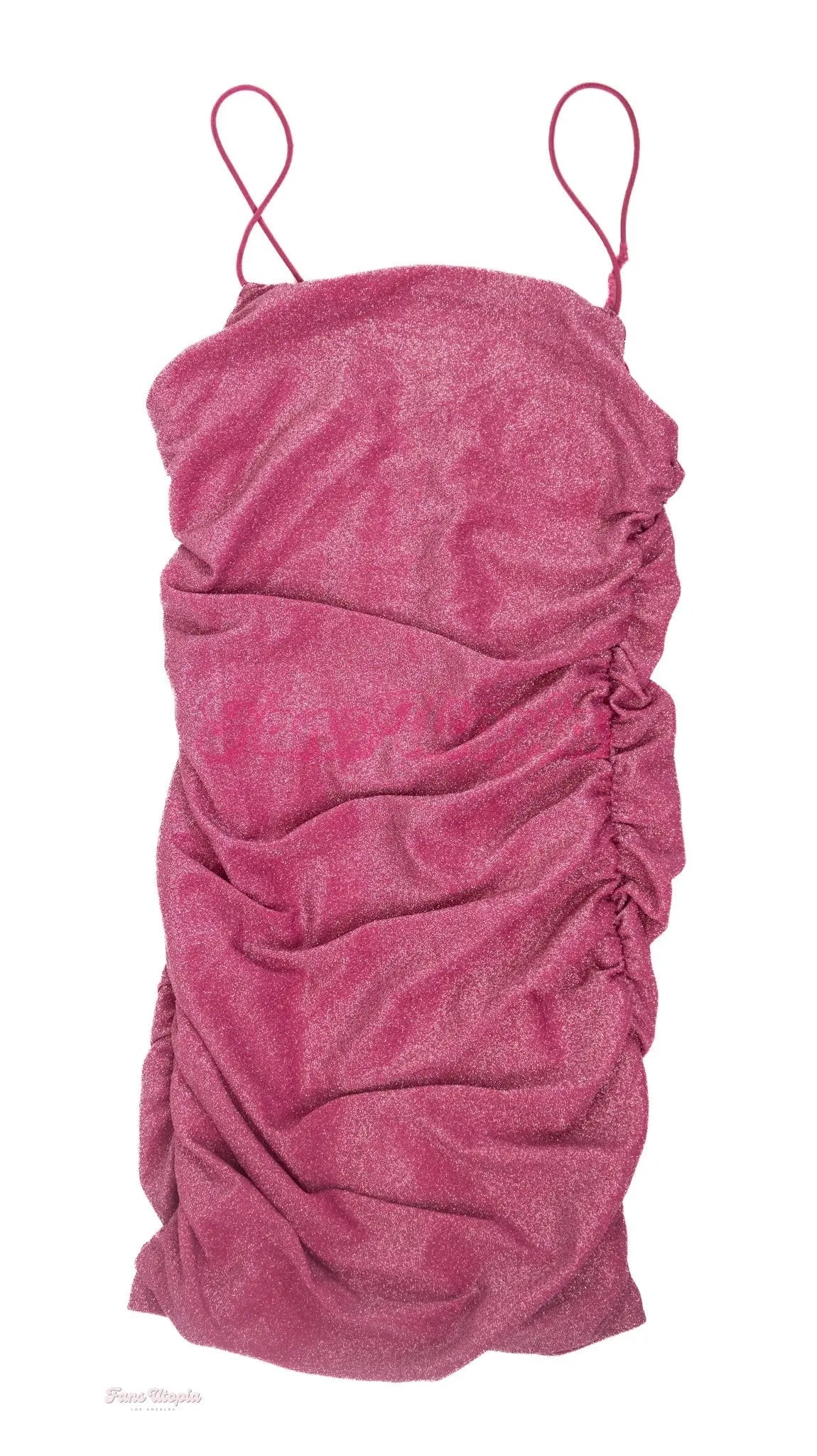 Lily Lou Shiny Pink Dress OUTLET