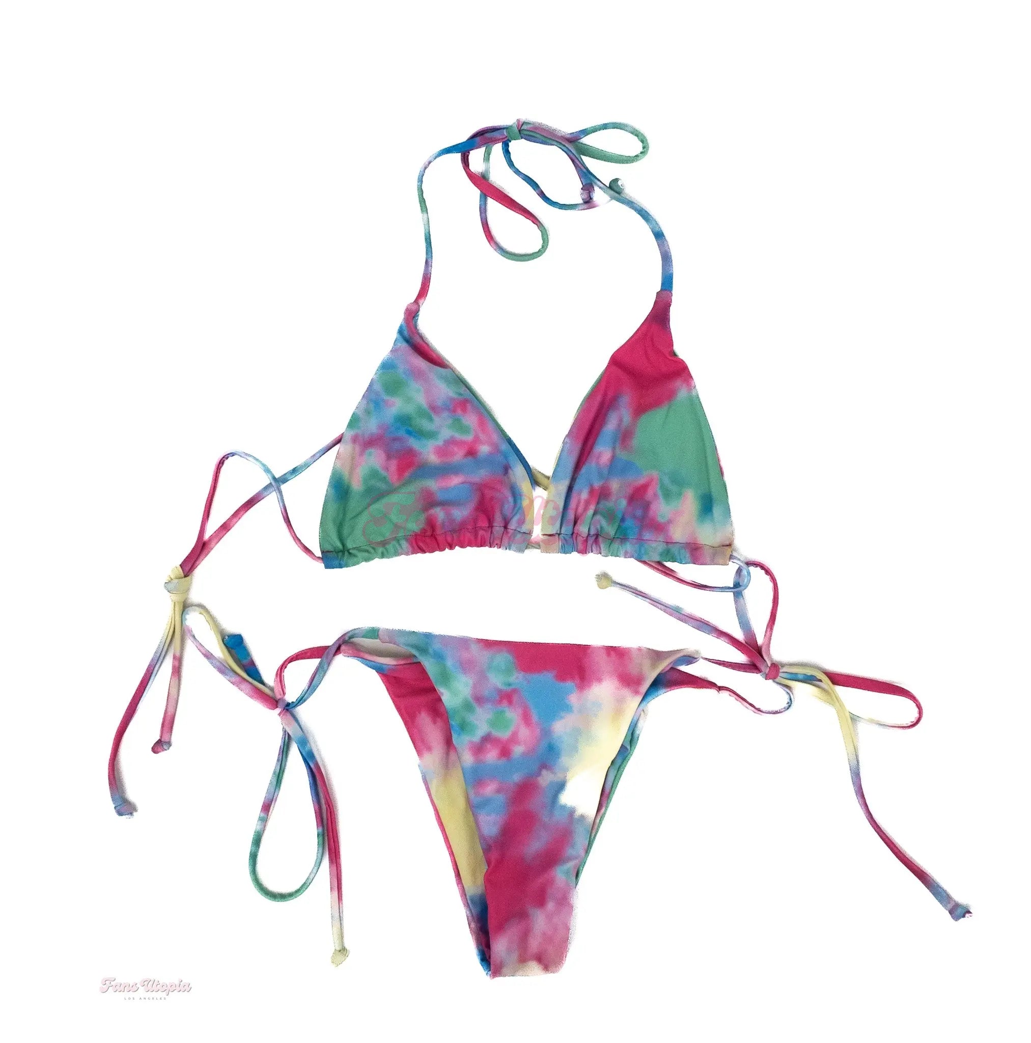 Lily Lou Tie Dye String Bikini Lily Lou