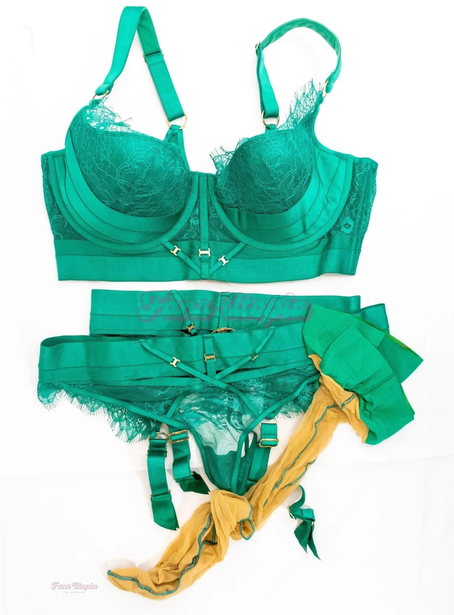 Lissa Aires HB Emerald Green Complete Set + Bodysuit with Short Digital Video Lissa Aires