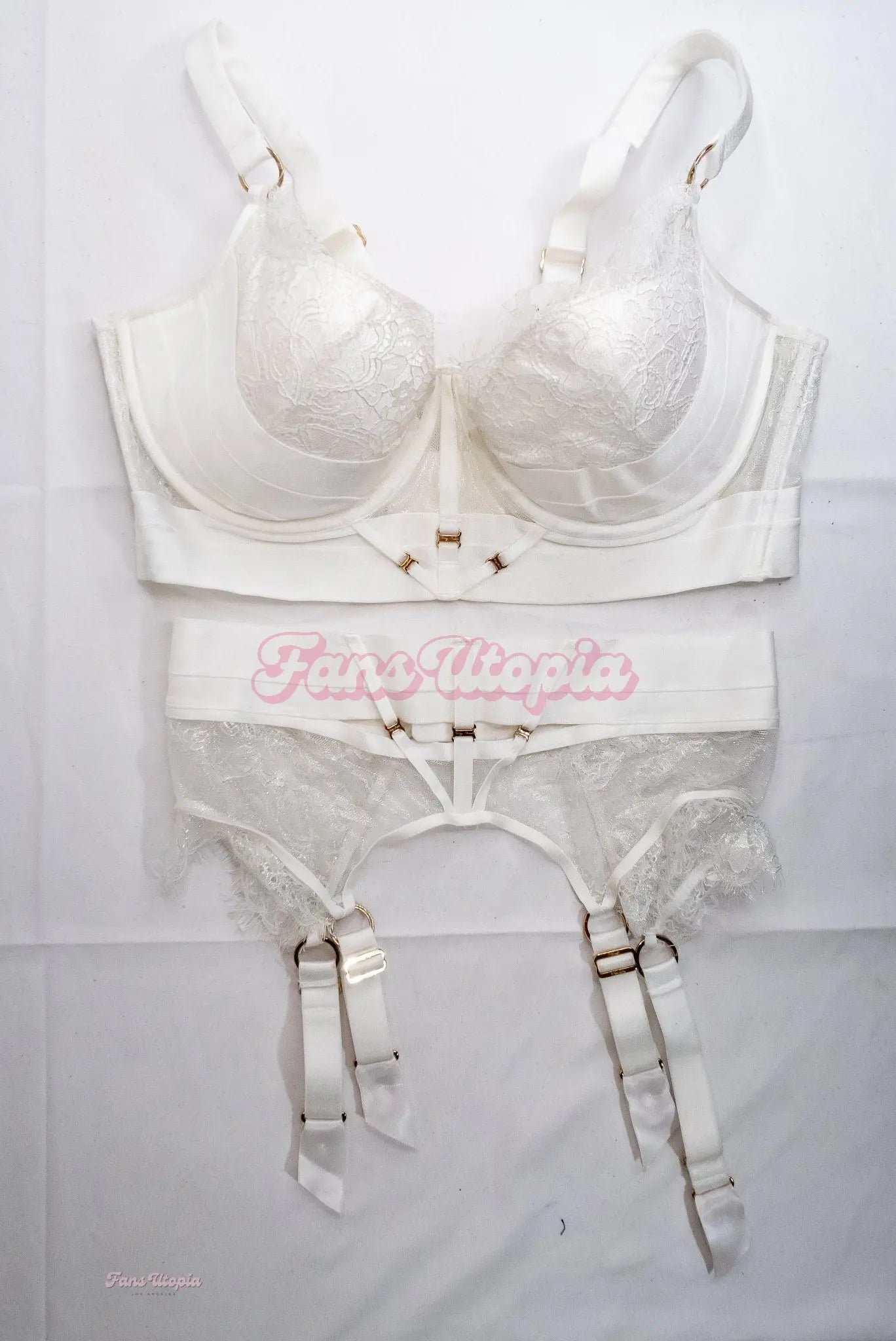 Lissa Aires HB White Lingerie Set + Bodysuit Lissa Aires