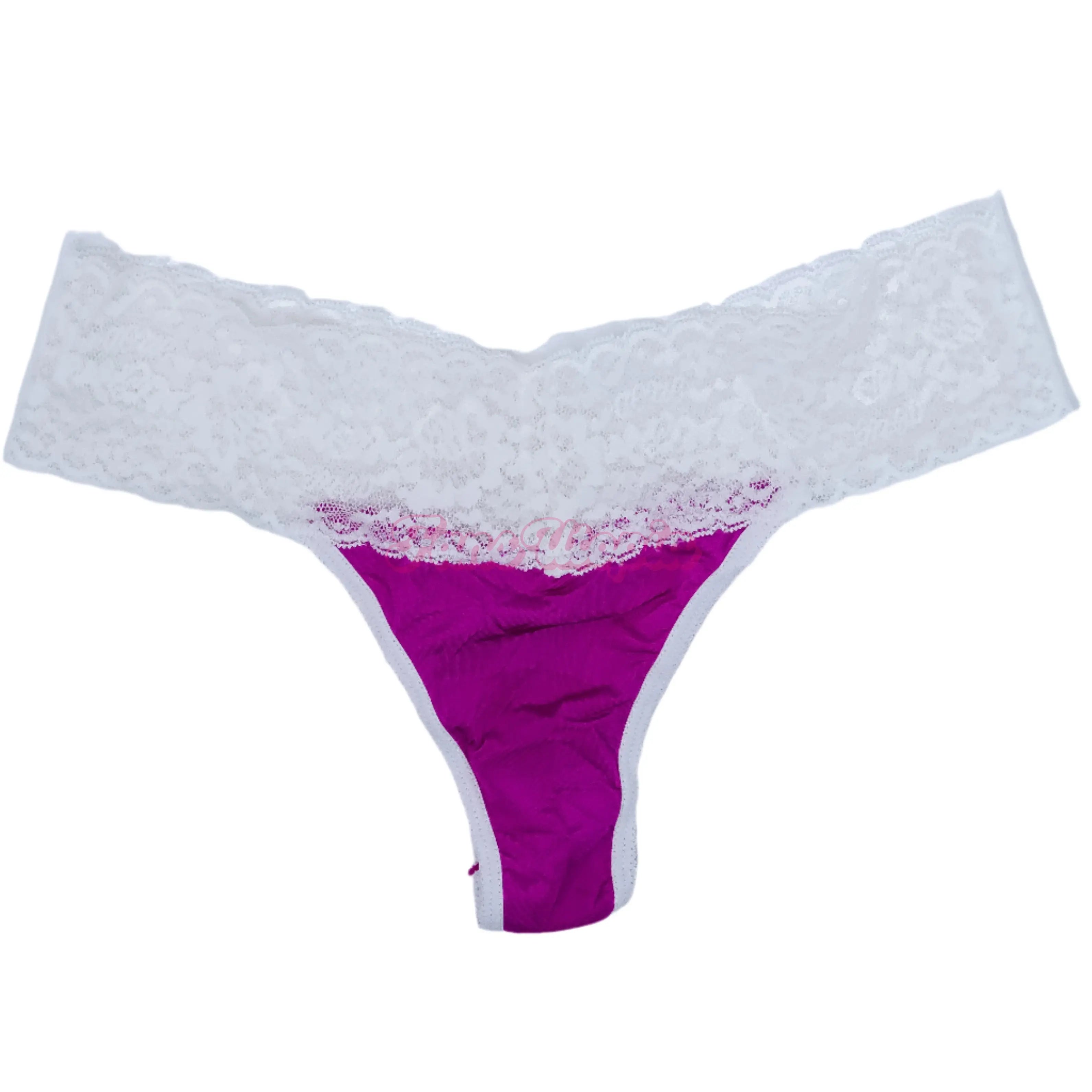 Liz Jordan Purple White Panties + Signed Polaroid Liz Jordan