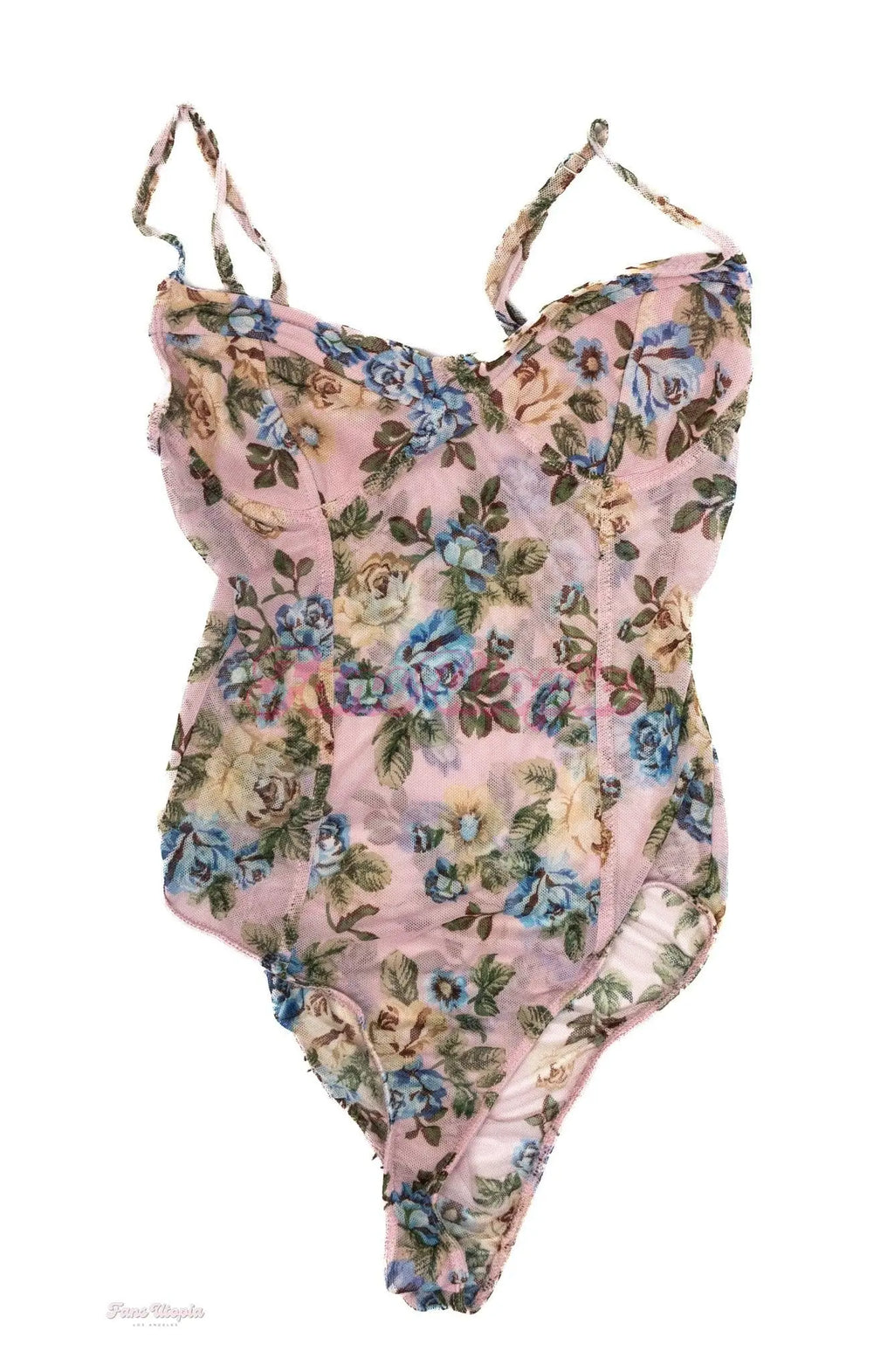Lola Fae Floral Mesh Bodysuit Lola Fae