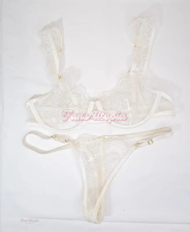 Lumi Ray Dirty White Bra & Panties Set Lumi Ray