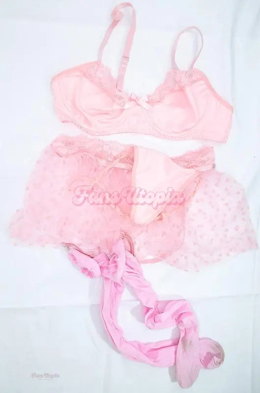 Lumi Ray Pink Complete Lingerie Set Lumi Ray