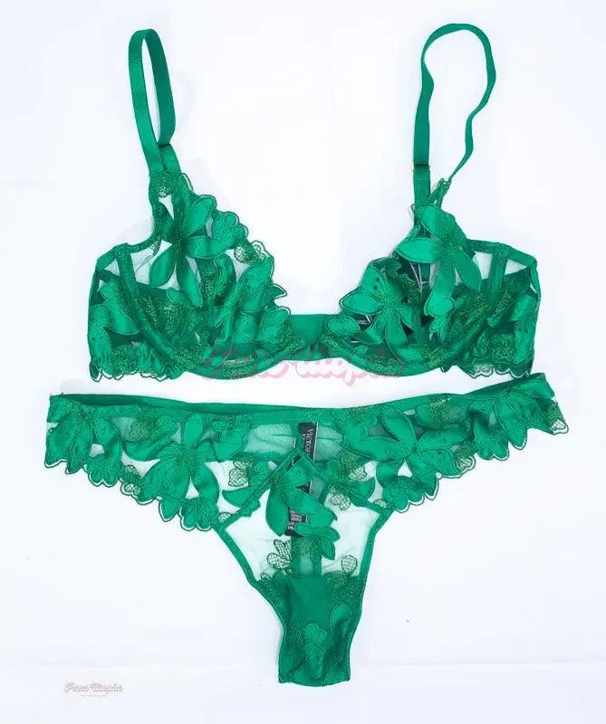 Lumi Ray VS Kelly Green Bra & Panties Set Lumi Ray