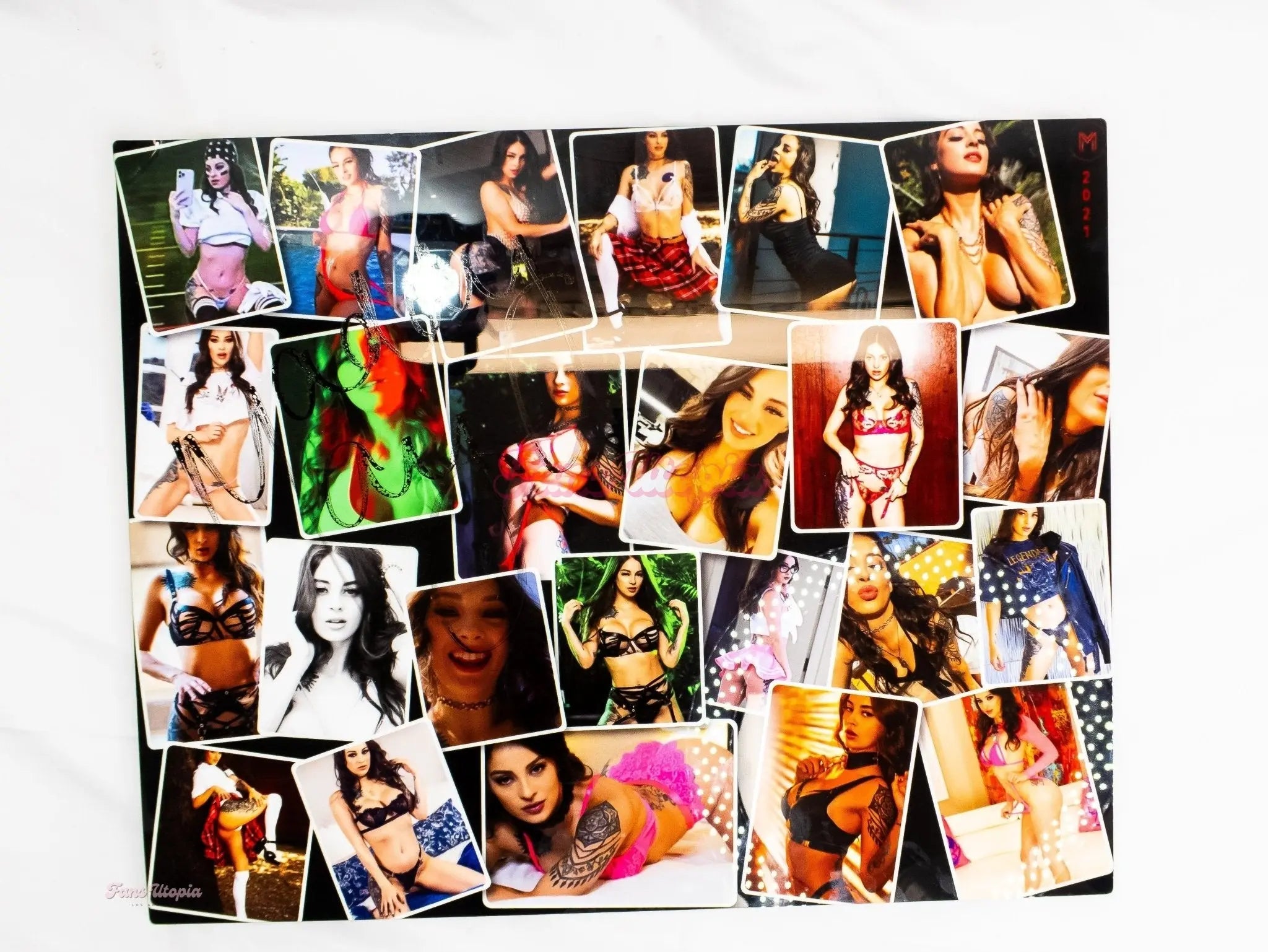Maddy May Autographed Picture Board Maddy May