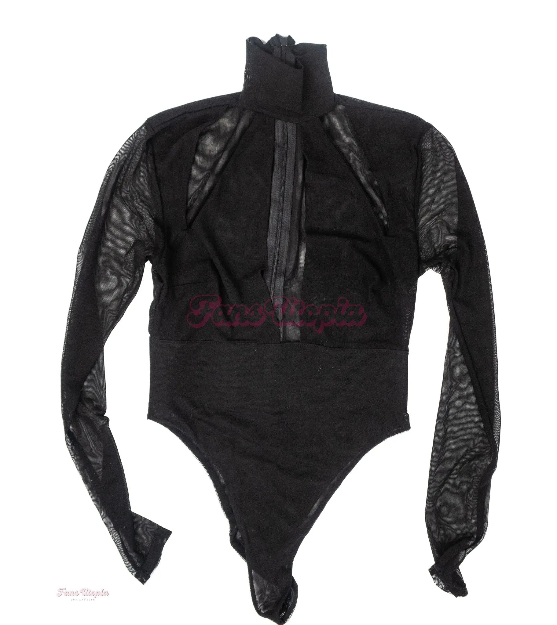 Marina Maya Black Mesh Bodysuit Marina Maya