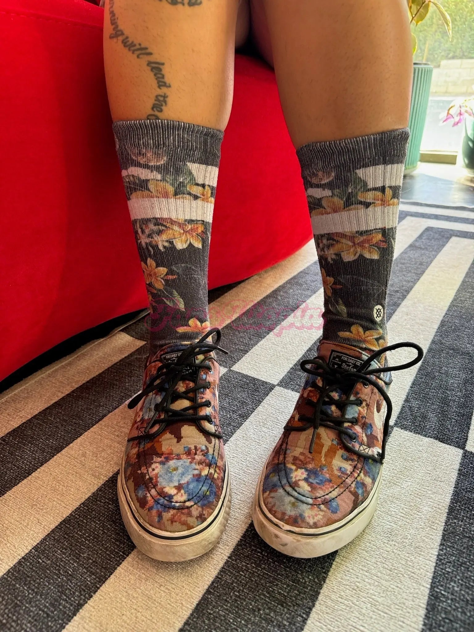 Maya Farrell Floral Sneakers Maya Farrell