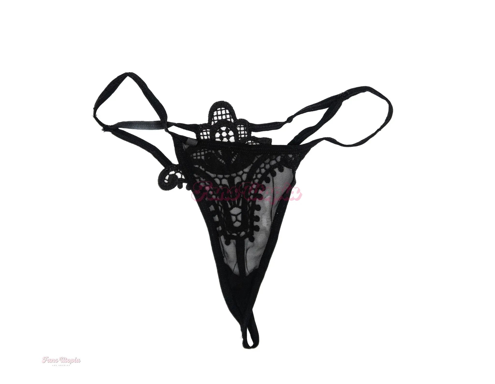 Meli Santa Black Mesh Thong OUTLET