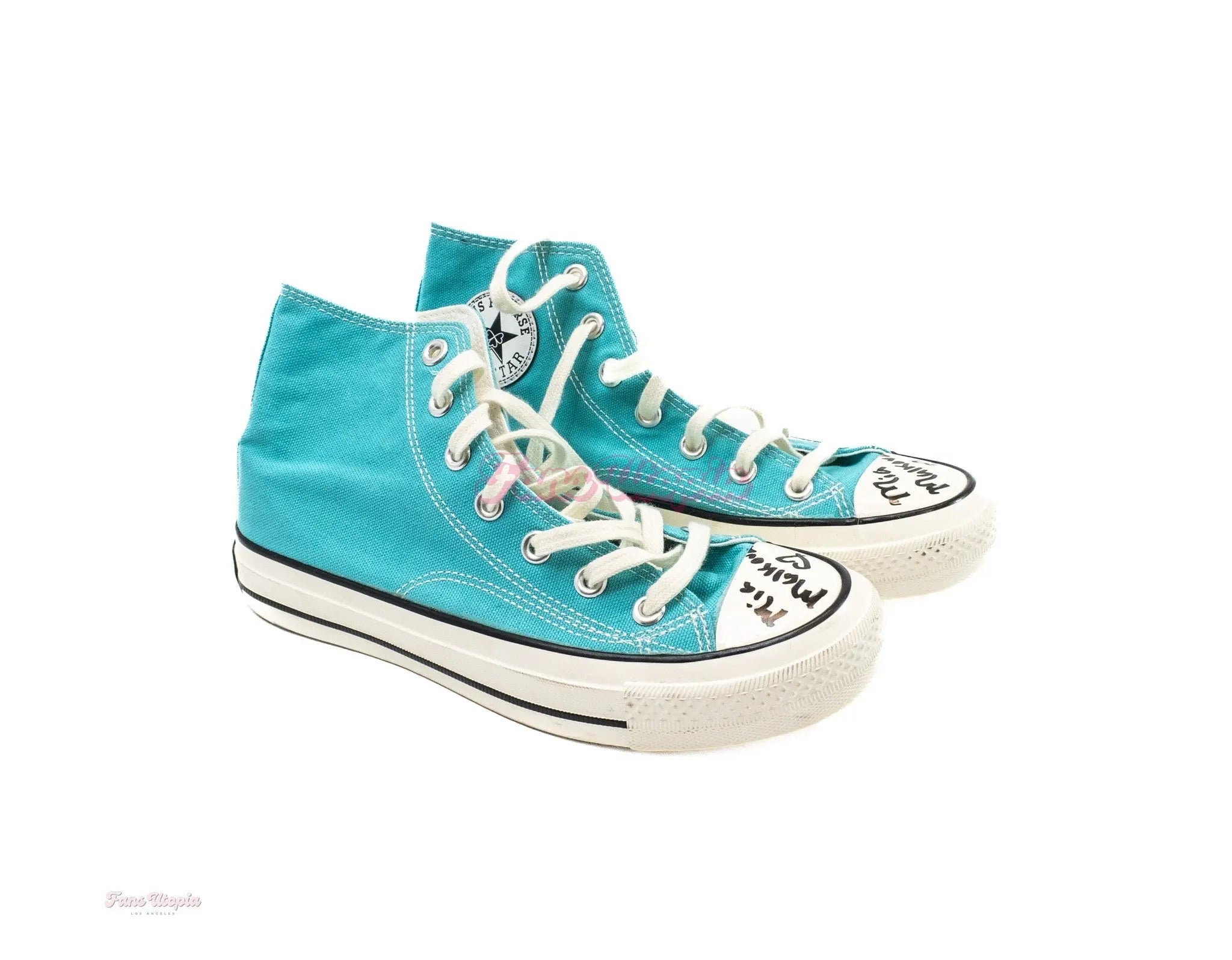 Mia Malkova Autographed Blue Chucks OUTLET