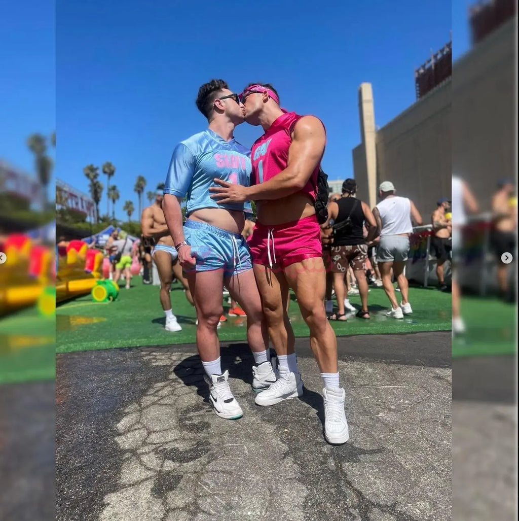 Michael Boston Baby Blue Shorts Michael Boston