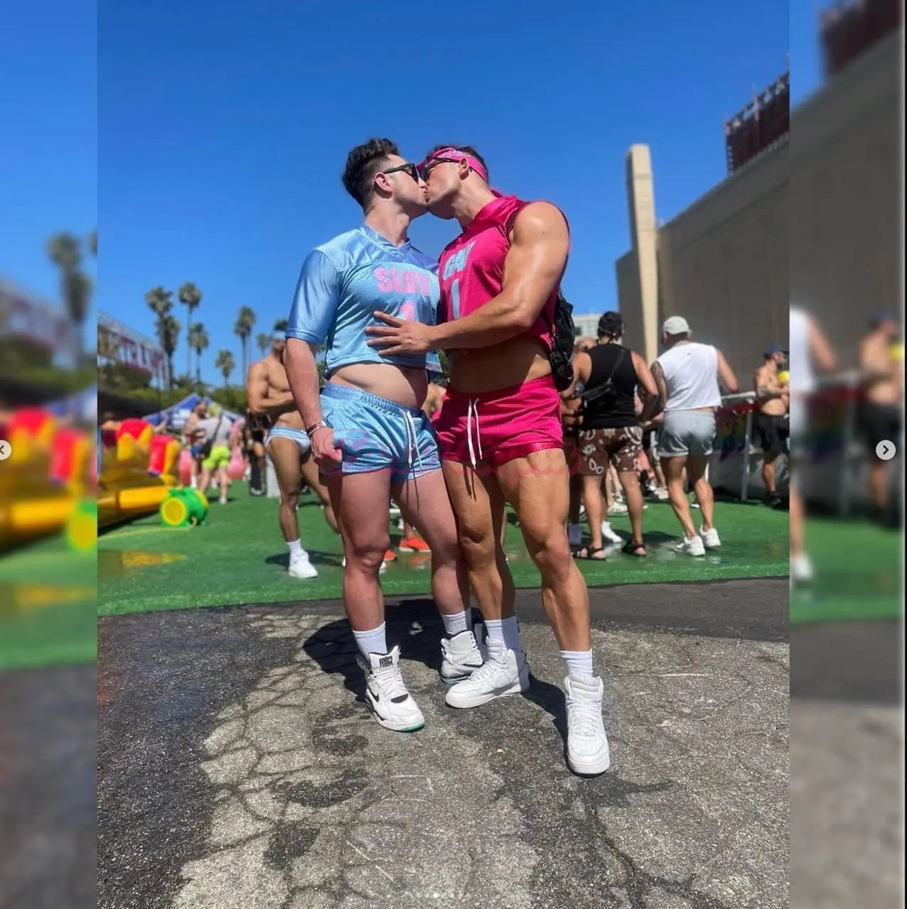 Michael Boston Baby Blue Shorts Michael Boston