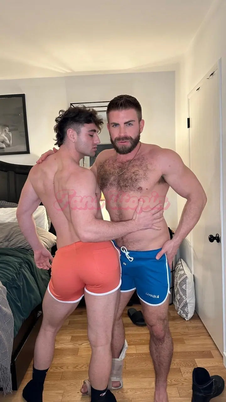 Michael Boston Orange Shorts Michael Boston