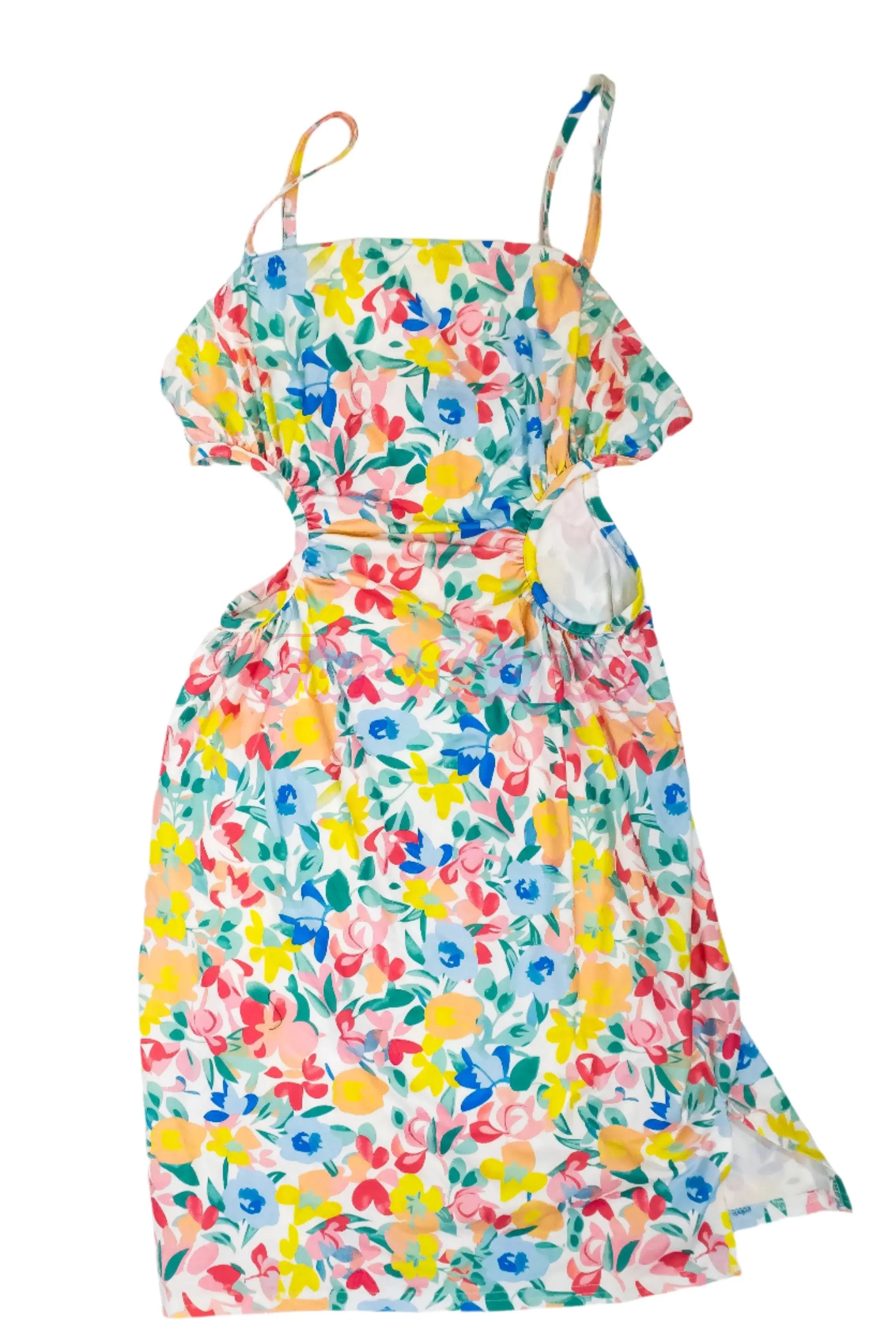 Nia Bleu Colorful Floral Dress Nia Bleu