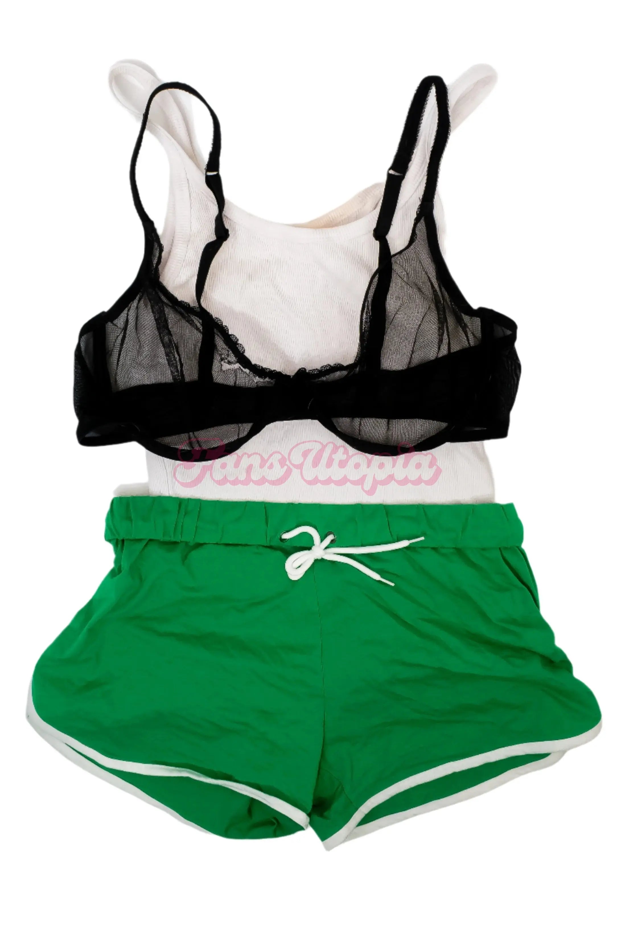 Nia Bleu Green & White Outfit Set Nia Bleu