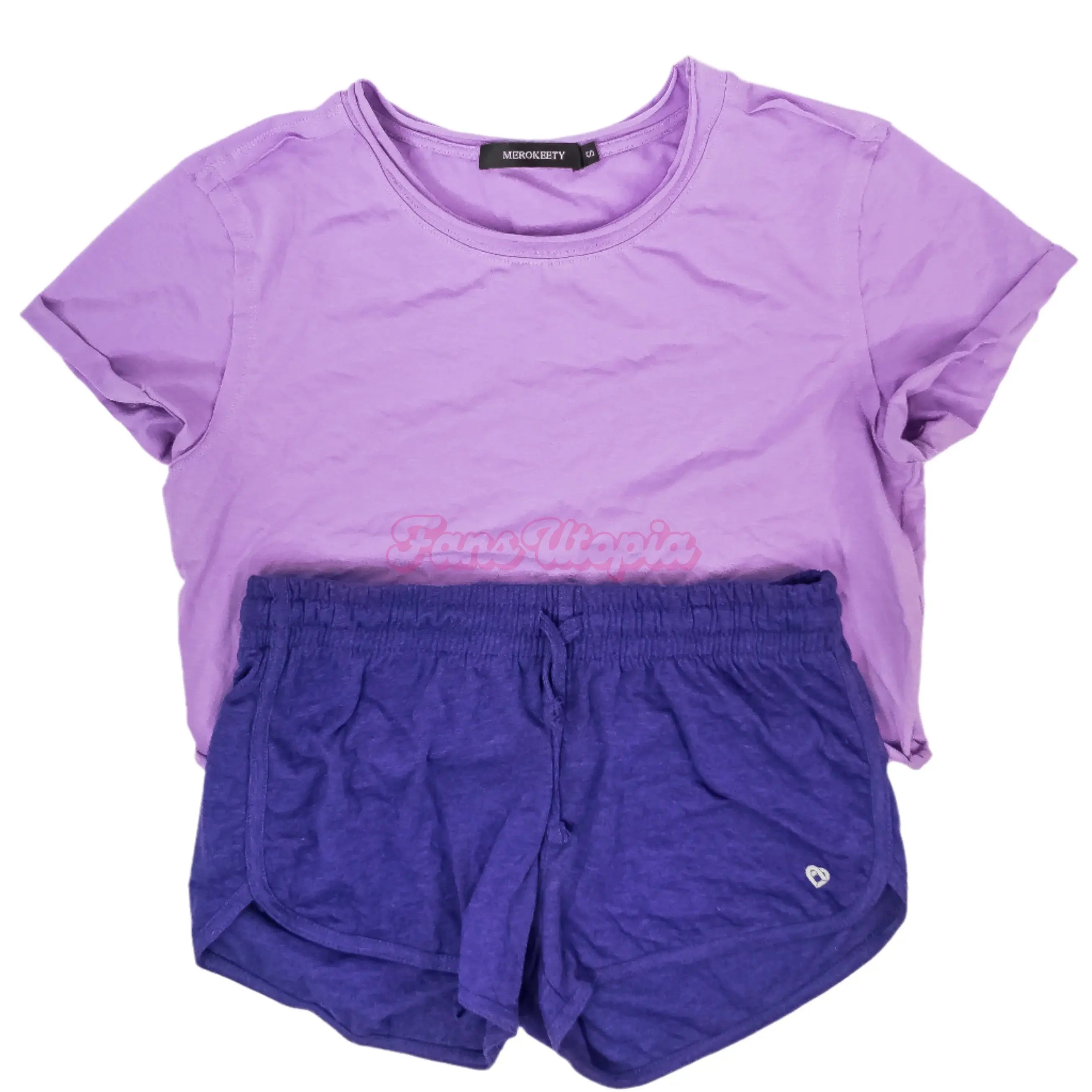 Nia Bleu Purple Workout Set Nia Bleu