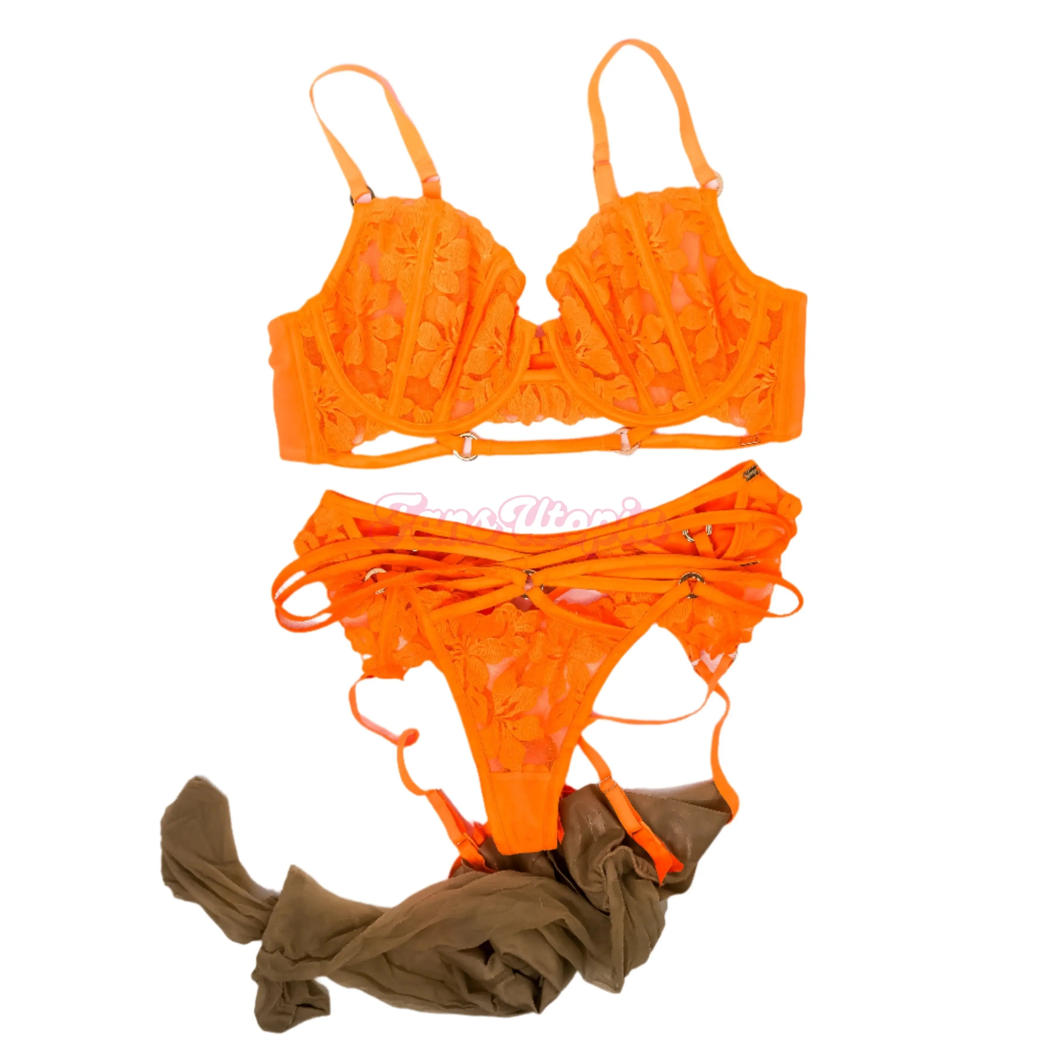 Nicole Aria Neon Orange Complete Set Nicole Aria