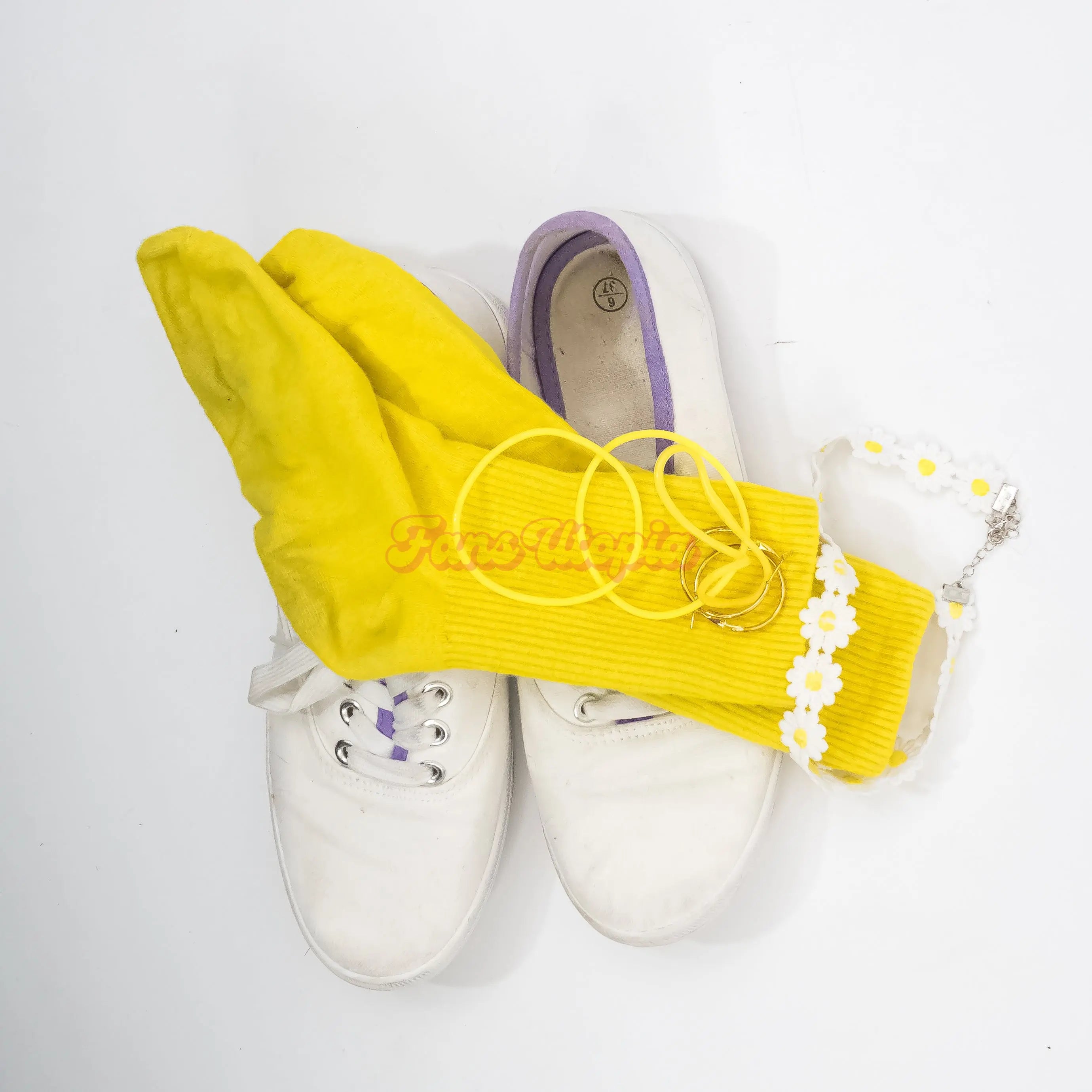 Nicole Aria White Sneakers & Socks + Accessories Nicole Aria