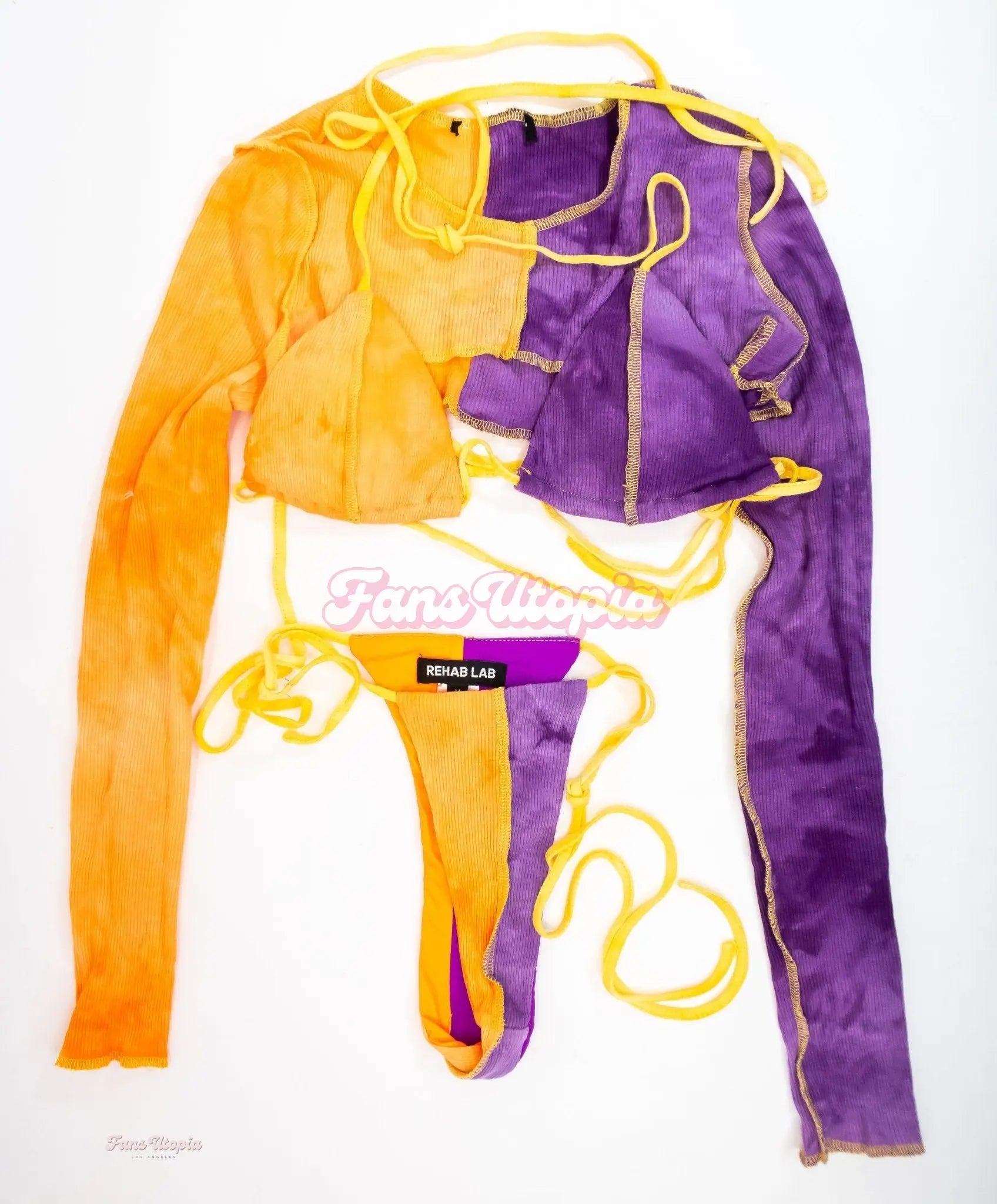 Nika Venom Orange Purple Bikini Set Nika Venom