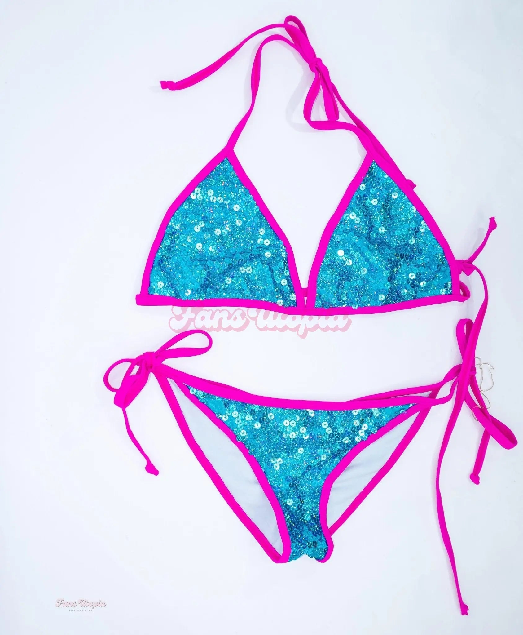 Nika Venom Pink Blue Sequence Bikini Nika Venom