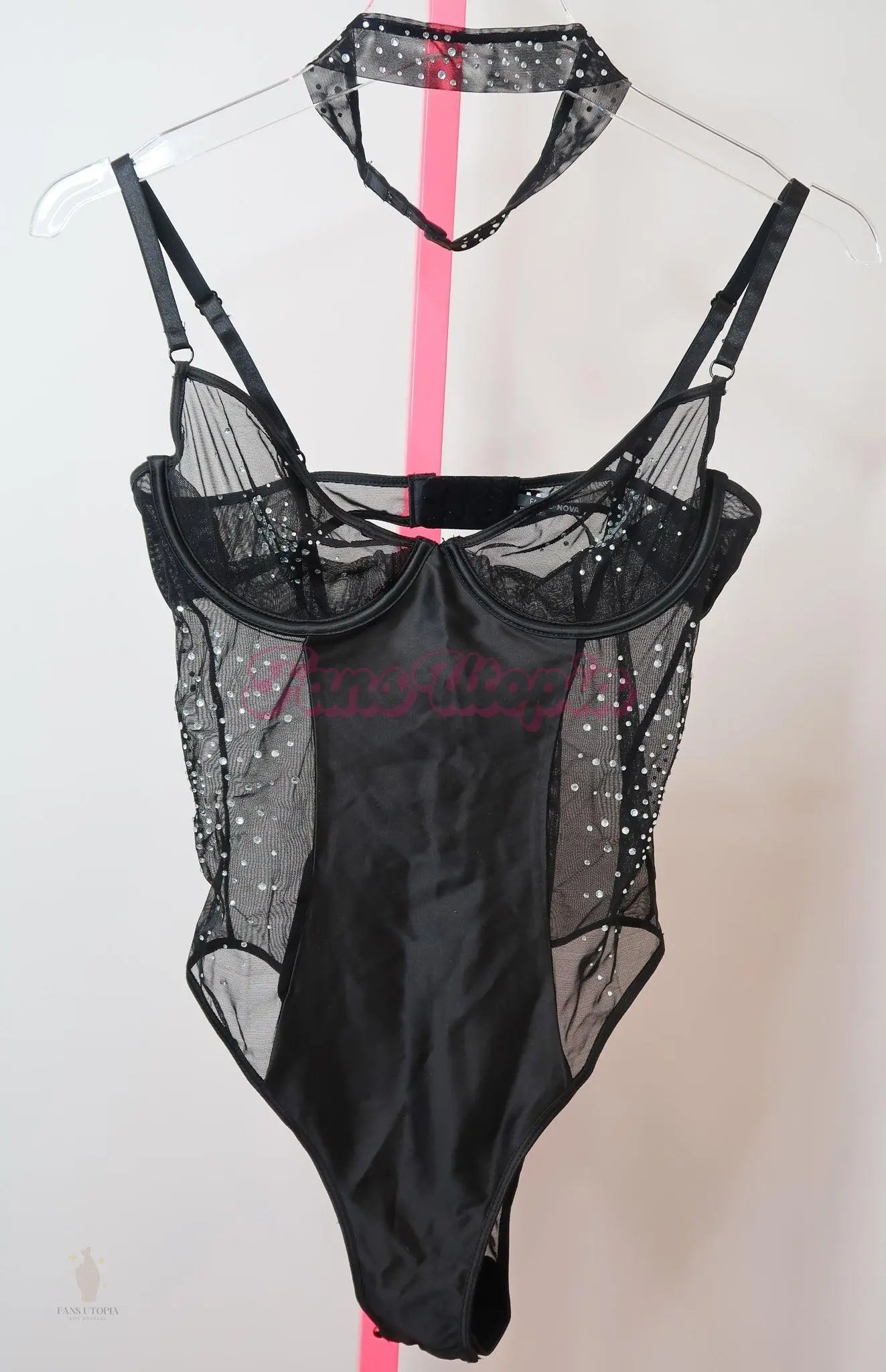 Nikki Benz Black Sparkle Bodysuit Nikki Benz